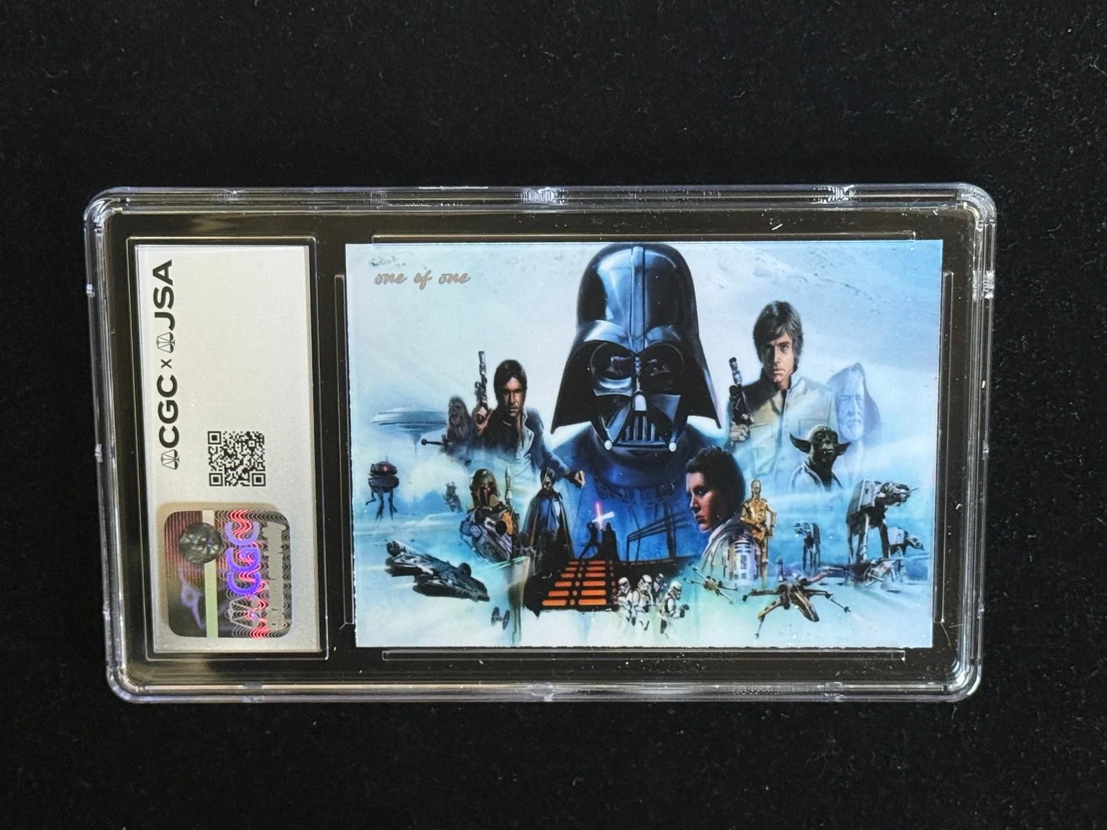 Mark Hamill signed Cut Custom Trading Card JSA CGC Slab Star Wars Auto C5909, изображение 2