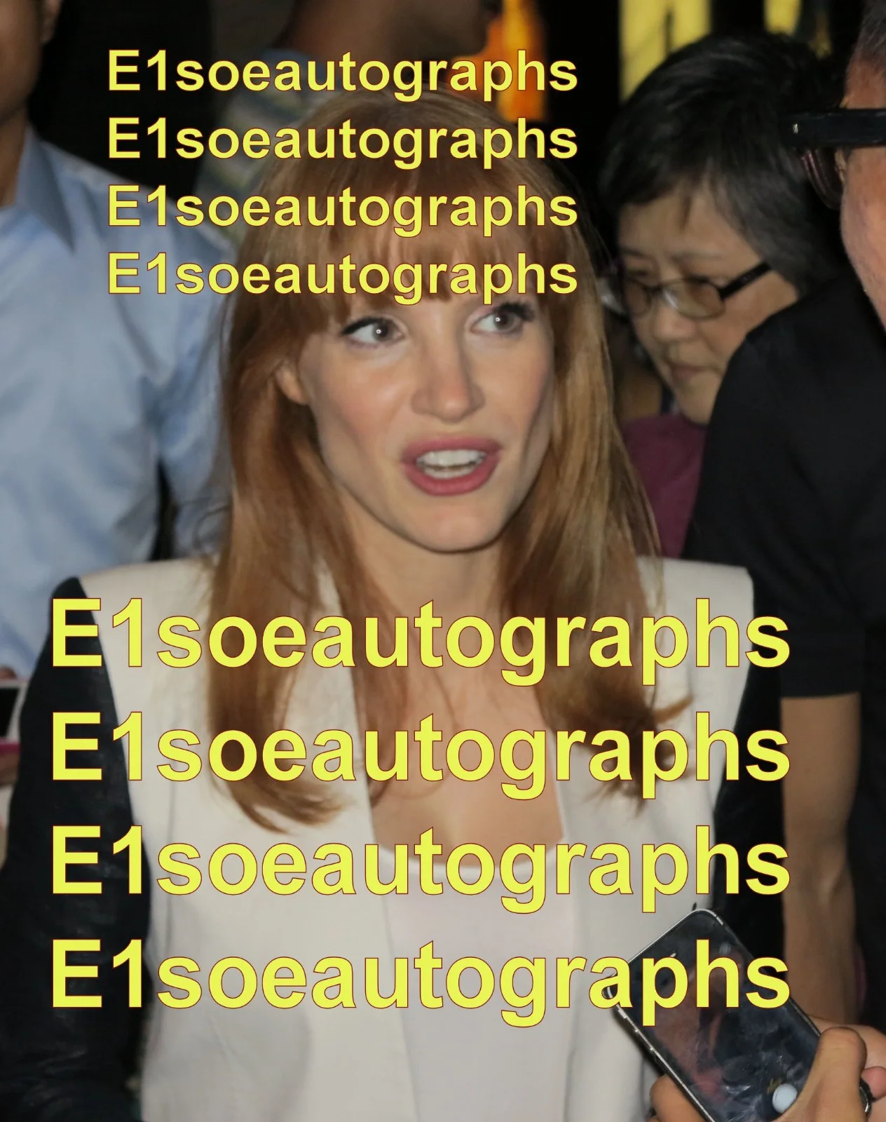 jessica chastain, kathryn bigelow — Jessica Chastain & Kathryn Bigelow signed Zero Dark Thirty 8x10 photo in person, image 4