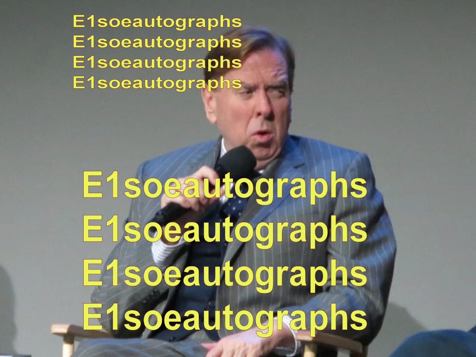 Timothy Spall — Timothy Spall signed Mr Turner 8x10 photo Rare, изображение 5