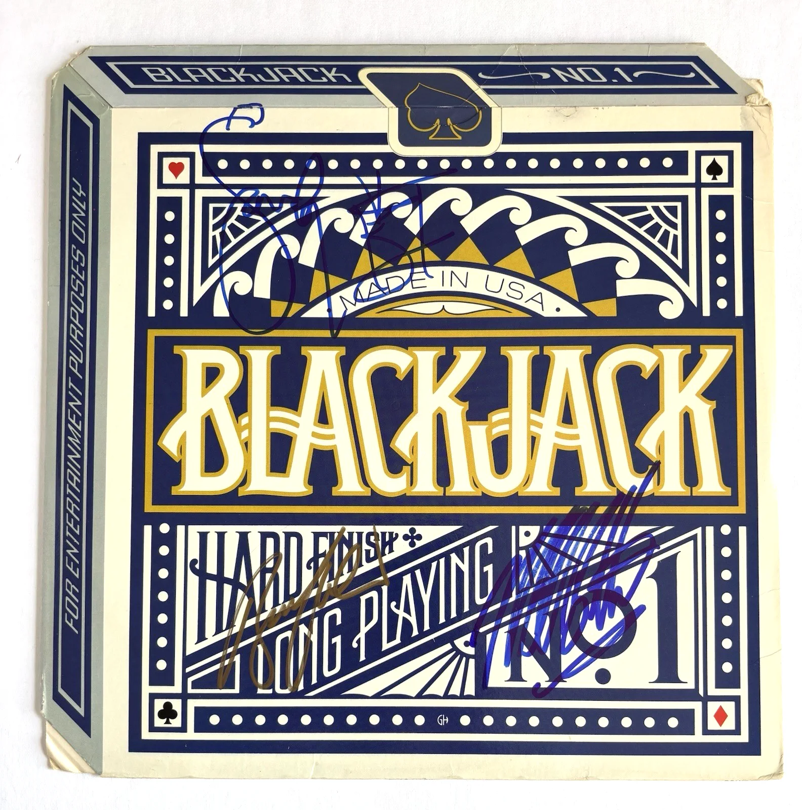 BLACKJACK Signed LP Vinyl RECORD JSA COA x3 MICHAEL BOLTON Bruce Kulick SANDY Ge, изображение 2