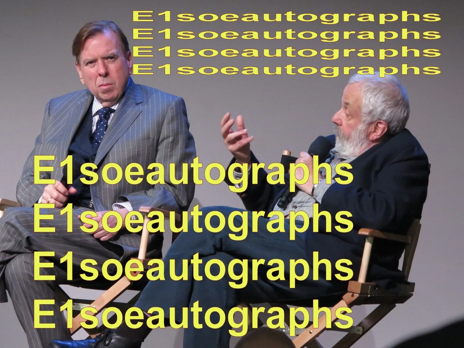 Timothy Spall — Timothy Spall signed Mr Turner photo Rare, image 2