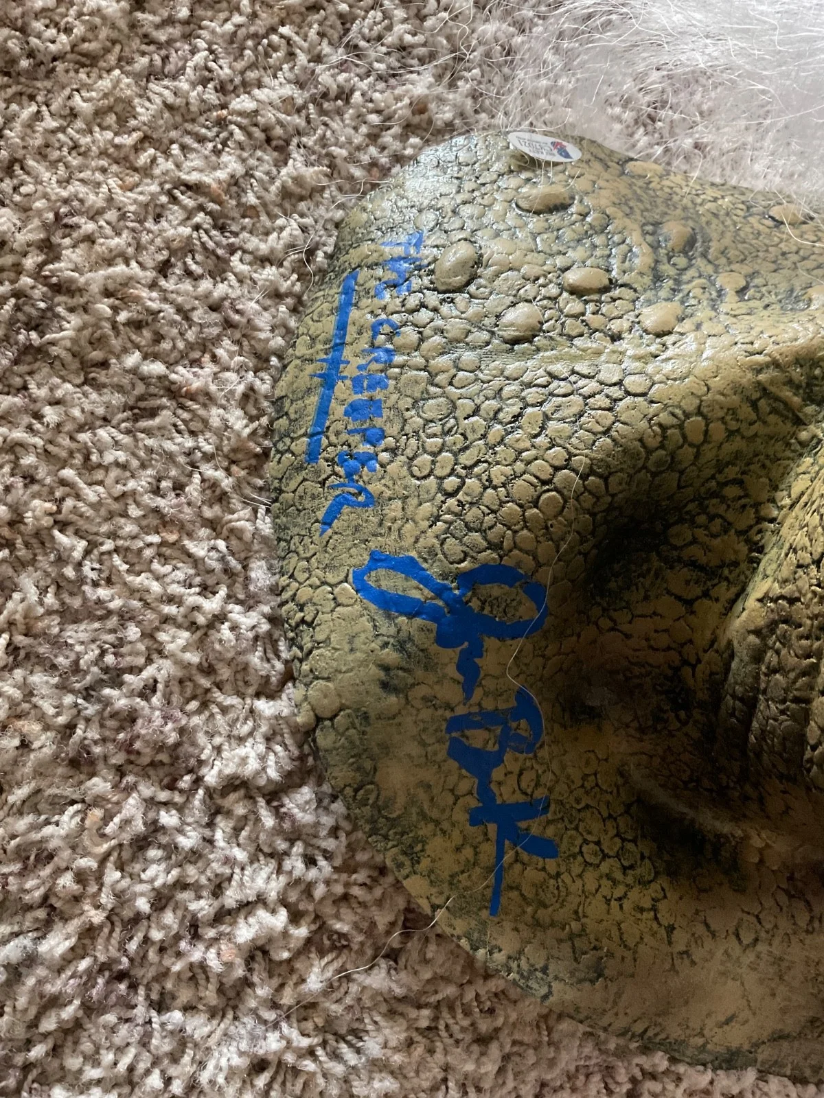 jONATHAN BRECK — 2 autographed masks horror plus stands, image 3