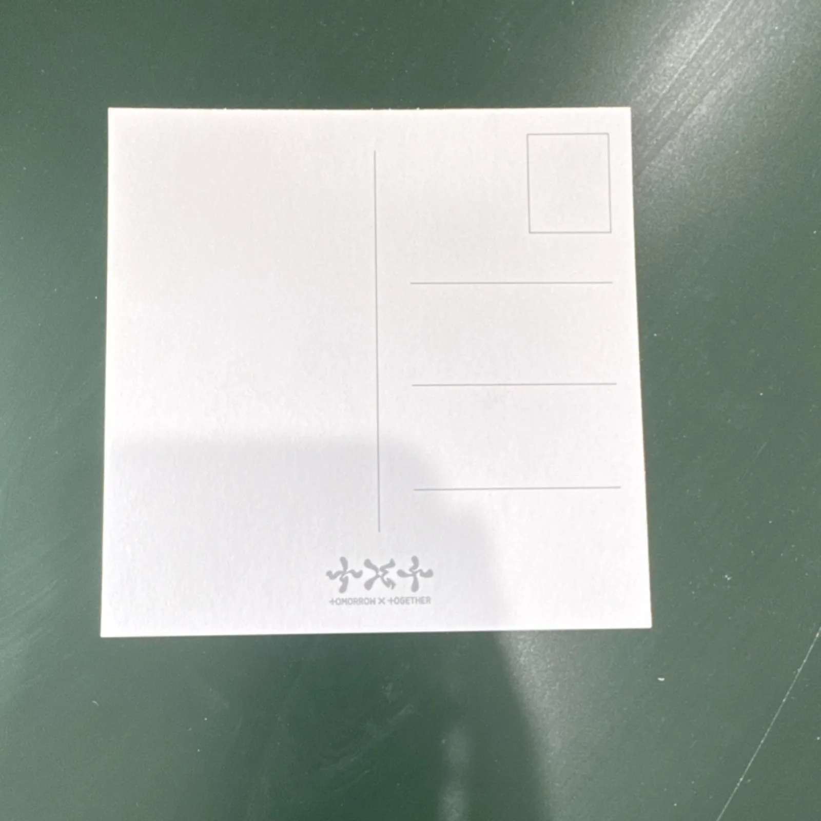 TOMORROW X TOGETHER The Name Chapter: Temptation HUENINGKAI Signed Postcard, image 2