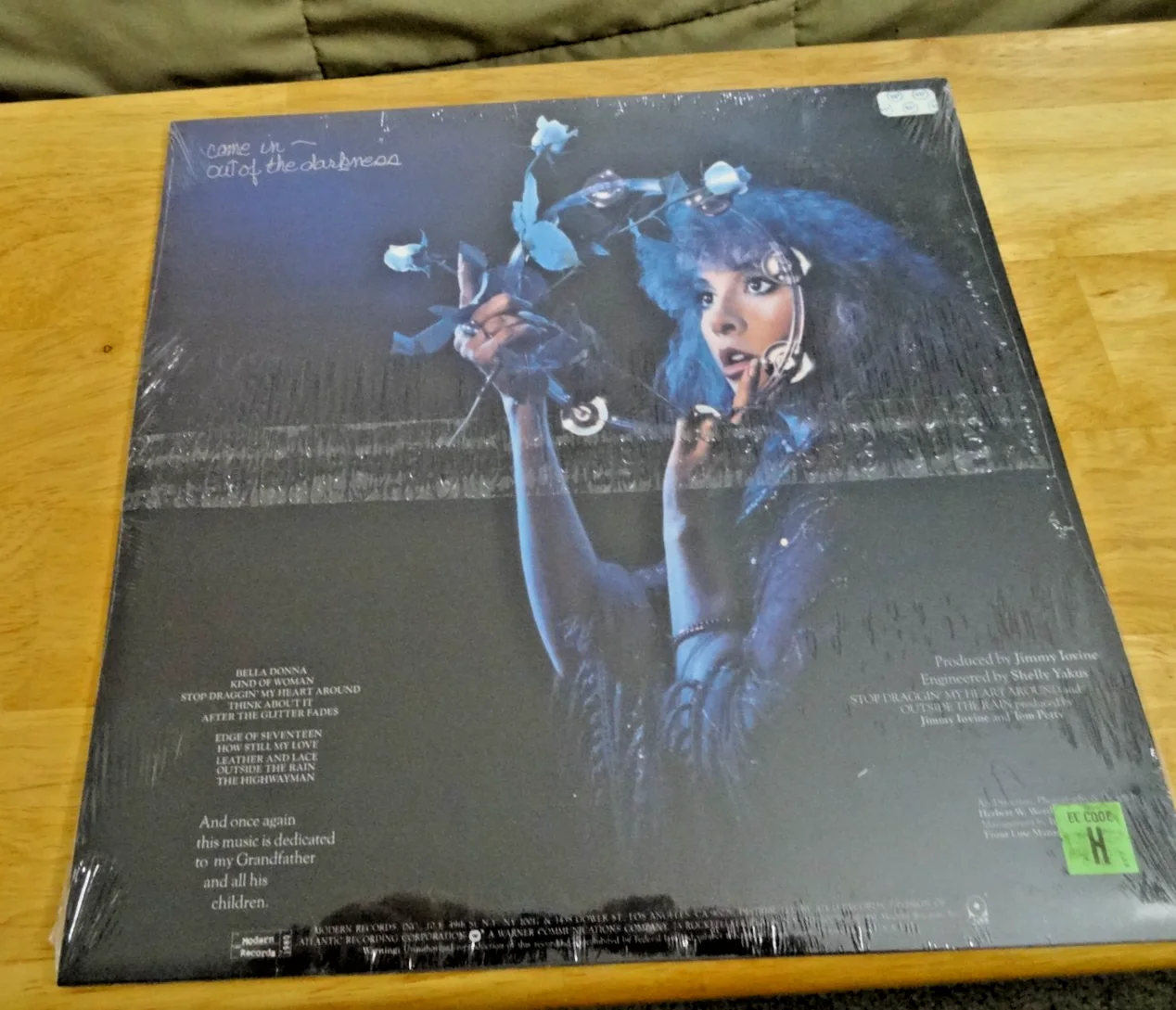 STEVIE NICKS Signed 8x10 Orig. Autograph w/COA + Bella Donna MR-38-139 Sealed, изображение 5