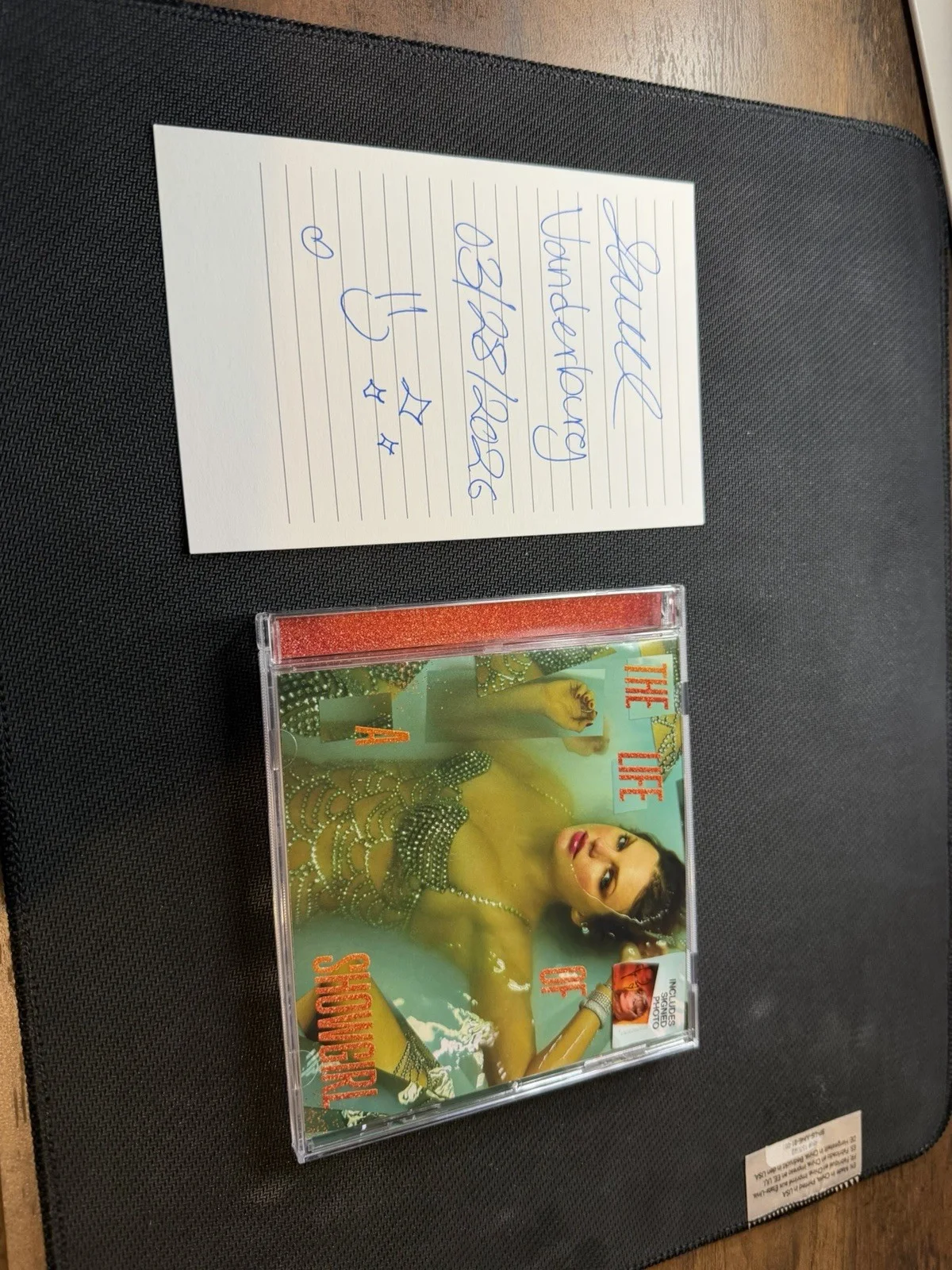 Taylor Swift - The Life of a Showgirl CD + Hand Signed Photo 1 *HEART SIGNATURE*, изображение 4