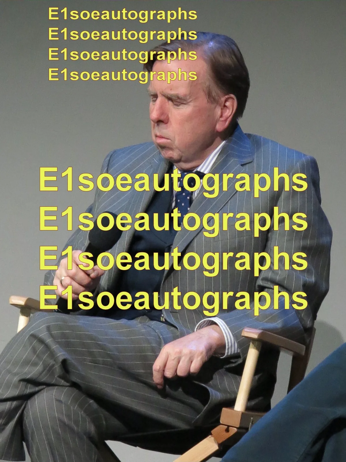 Timothy Spall, Mike Leigh, Dorothy Atkinson, Marion Bailey — Timothy Spall, Mike Leigh, Dorothy Atkinson & Marion Bailey signed Turner photo, image 4