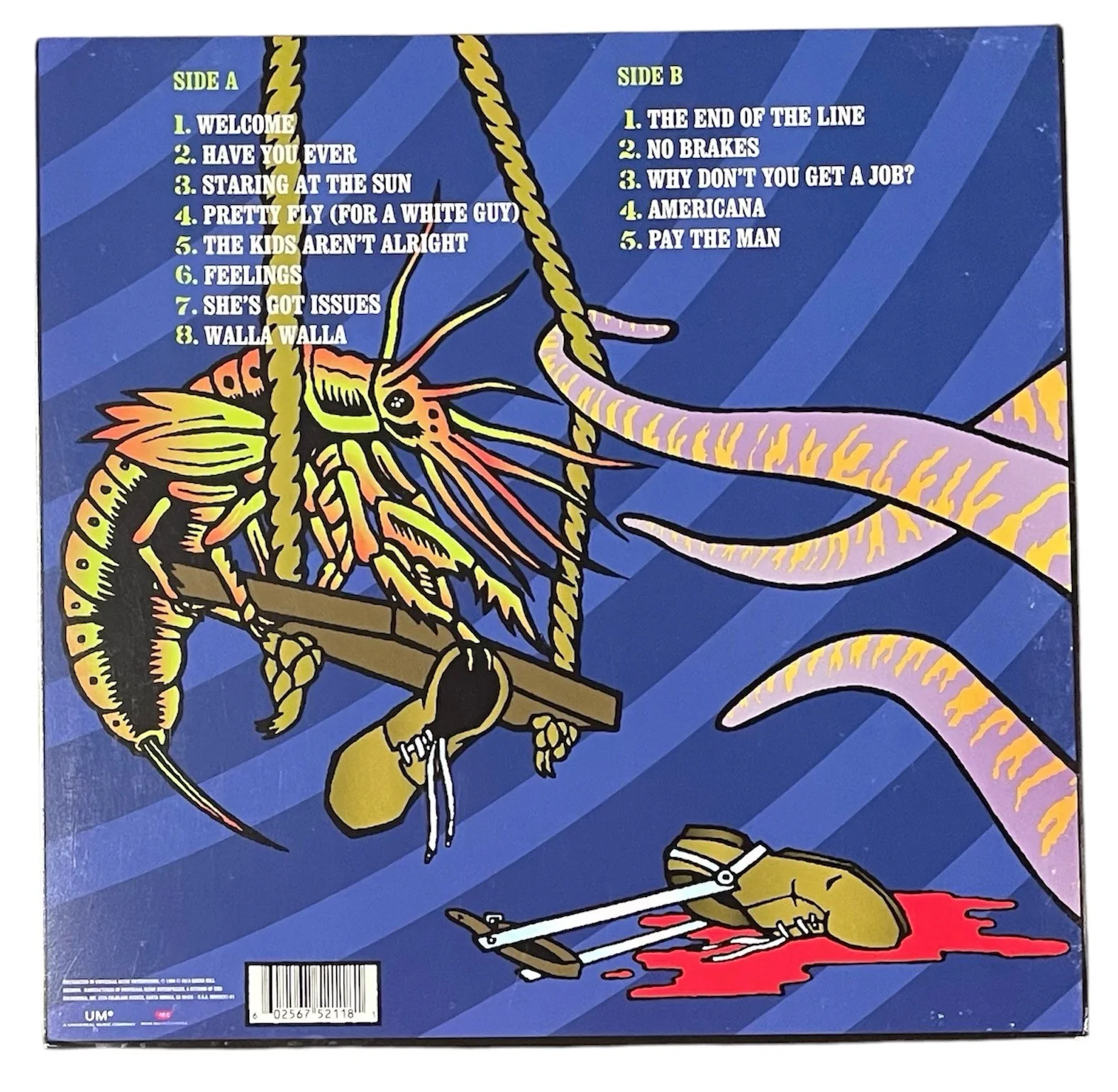 Dexter Holland Signed Autographed The Offspring Americana Vinyl Record, изображение 2