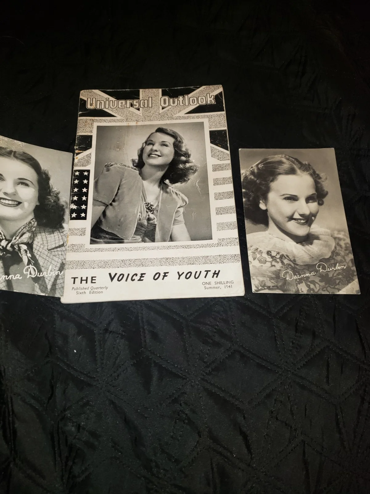 deanna durbin memorabilia universal outlook rare, image 3