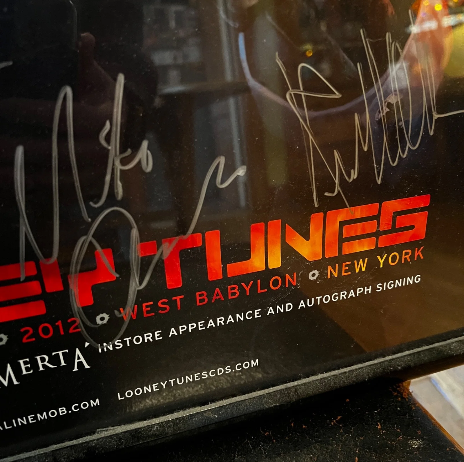 ADRENALINE MOB POSTER AUTOGRAPHED 2012, image 3