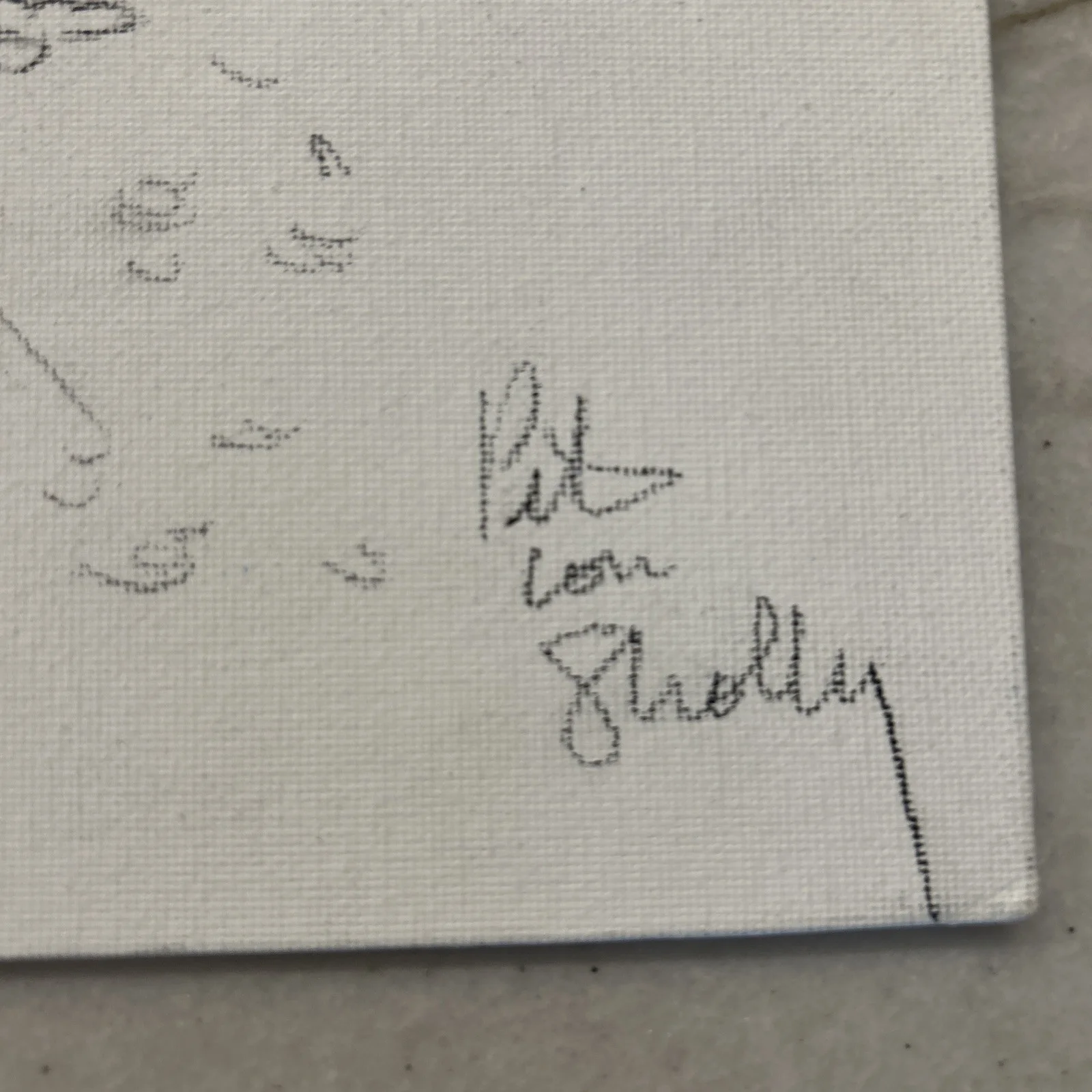 Pete Von Sholly Signed The Shawshank Redemption Canvas Board 14x11, image 2