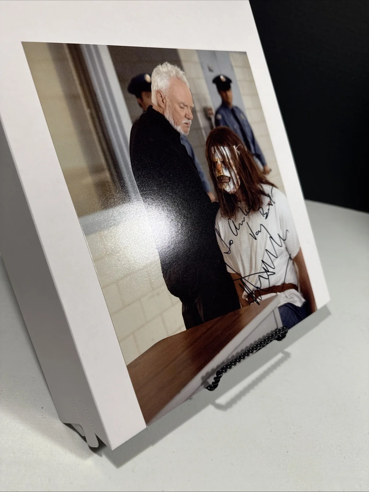 MALCOLM MCDOWELL — MALCOLM MCDOWELL AUTOGRAPHED SIGNED 8x10 Rob Zombie’s HALLOWEEN, image 4