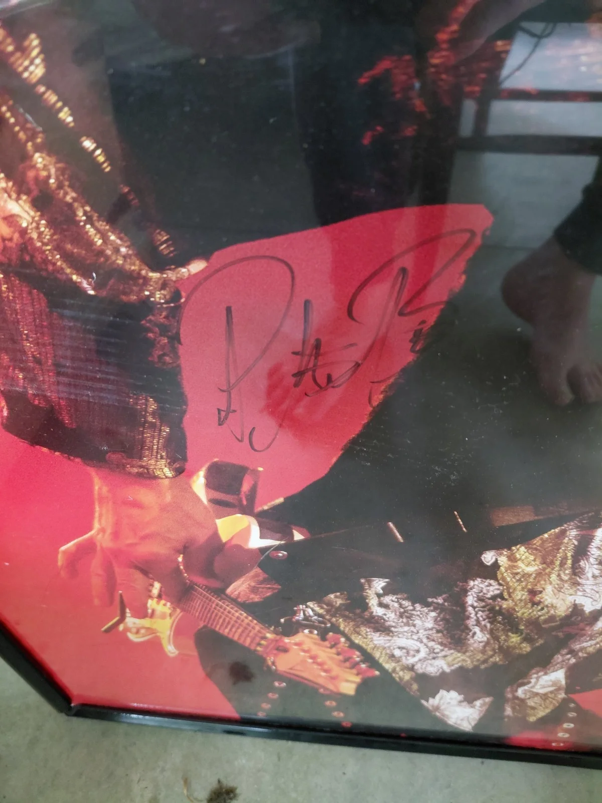 Steven Vai Joe Satriani Plus One Other Autographed Concert Poster SALE !!!, изображение 2