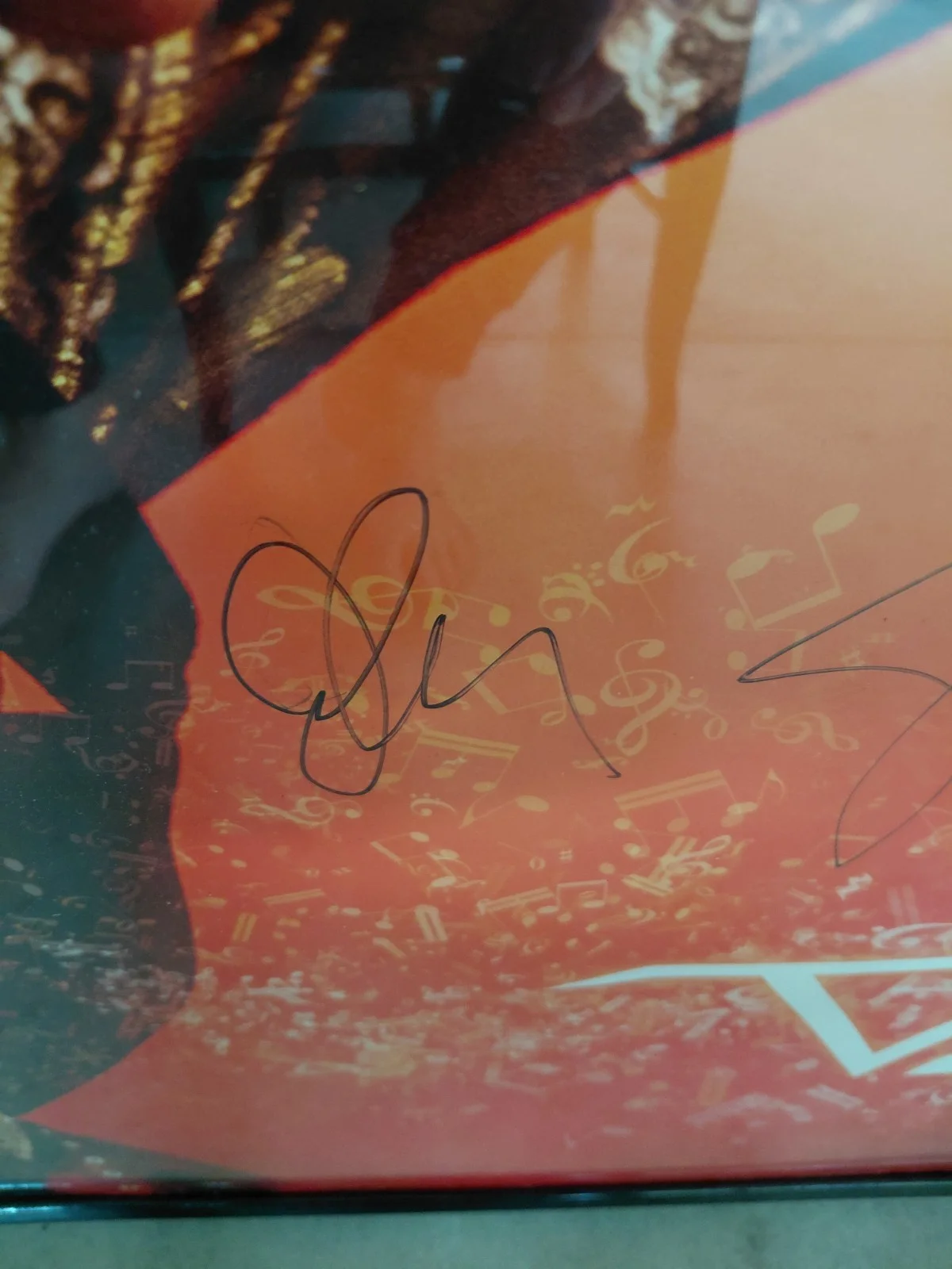 Steven Vai Joe Satriani Plus One Other Autographed Concert Poster SALE !!!, изображение 3