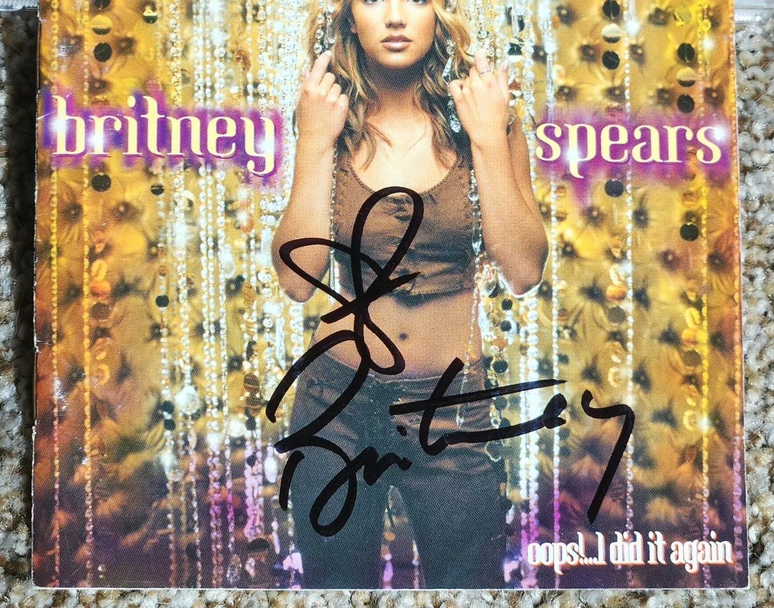 Signed Britney Spears CD Oops!... I Did It Again Autographed Pop Icon, image 3