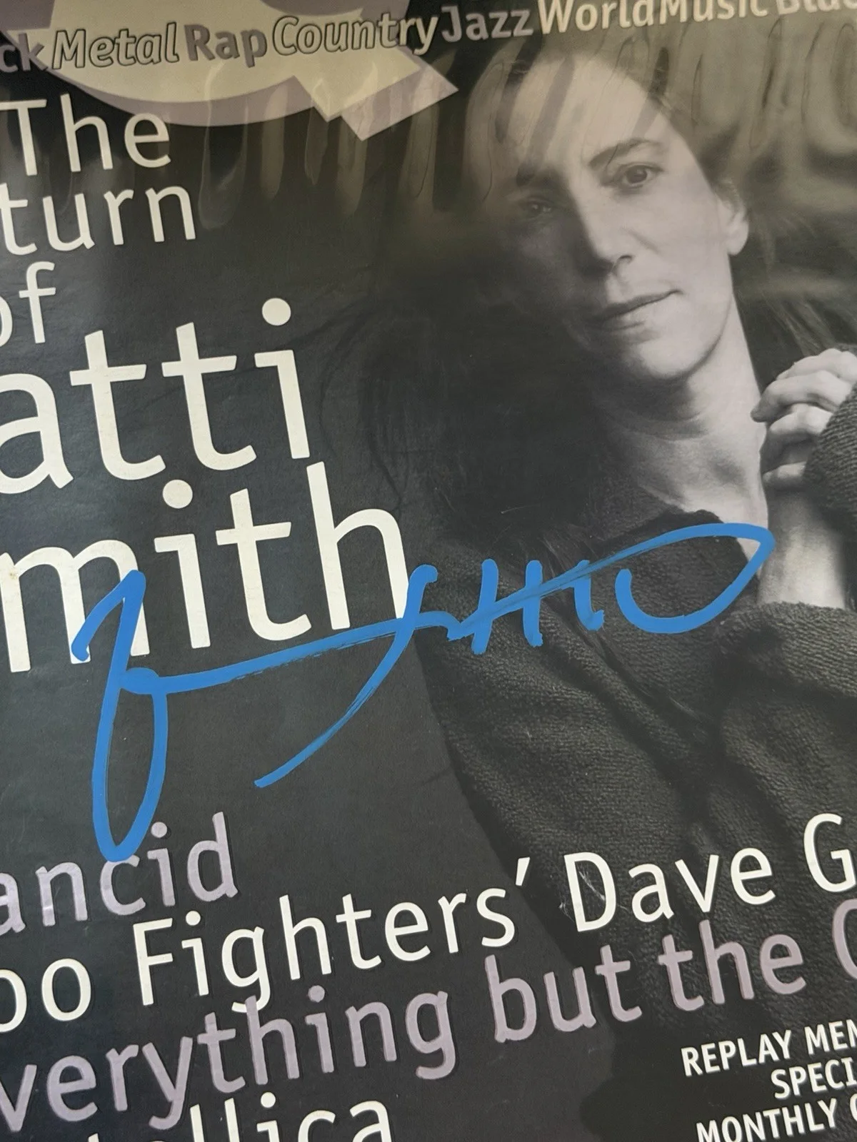 Patti Smith Signed Autographed Magazine GTP Signed In Person Proof, изображение 2