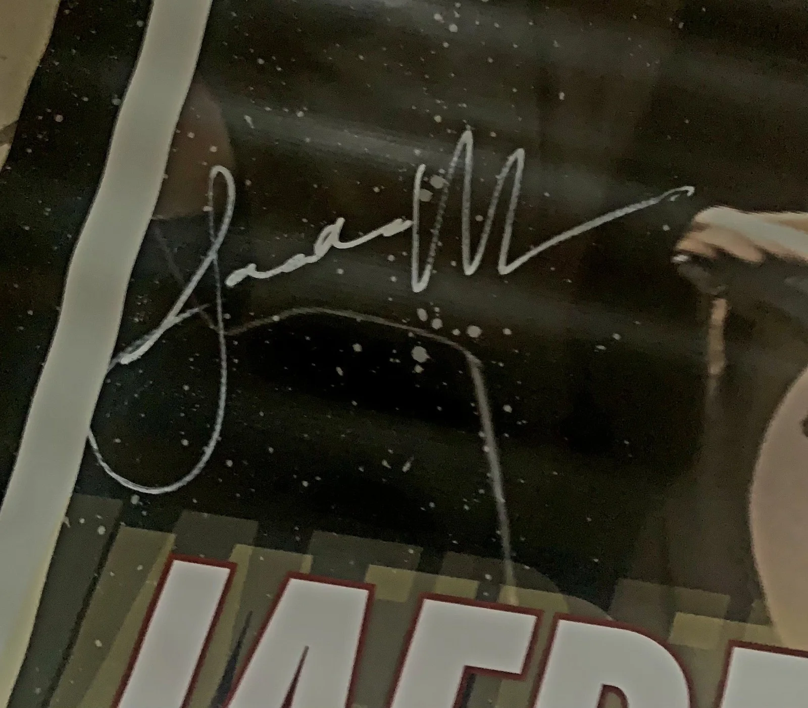 Jaeden Martel — Jaeden Martel SIGNED Spooky Empire 36x48 Vinyl Banner IT Bill Denbrough, изображение 2