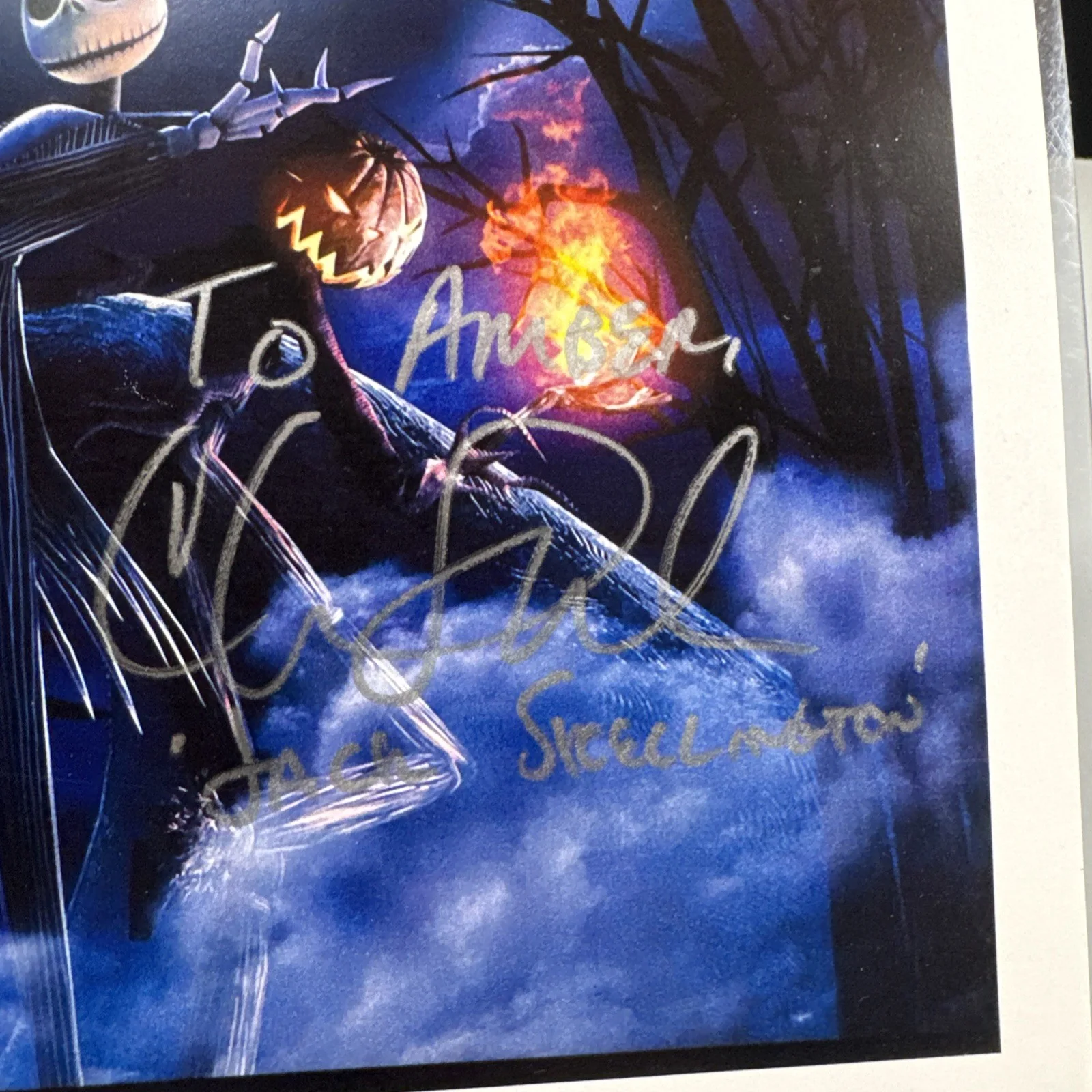 CHRIS SARANDON — CHRIS SARANDON SIGNED JACK SKELLINGTON 8X10 PHOTO NIGHTMARE BEFORE CHRISTMAS, image 2