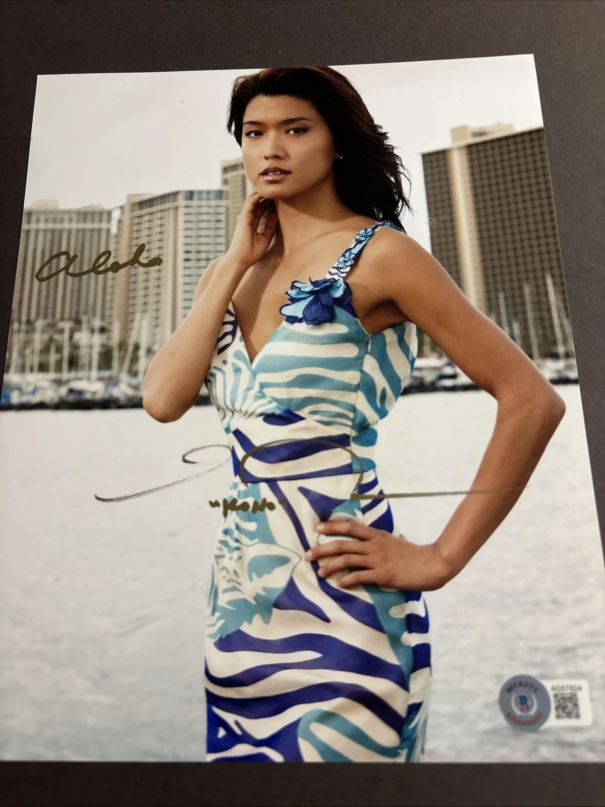 Grace Park — Grace Park Autographed Signed 8x10 Photo - Hawaii Five-O - Beckett, изображение 2