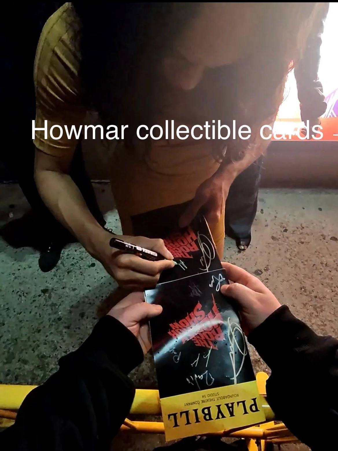 Luke Evans — Rocky Horror Broadway Show Cast Signed Playbill Musical Luke Evans 9 Signatures, изображение 4