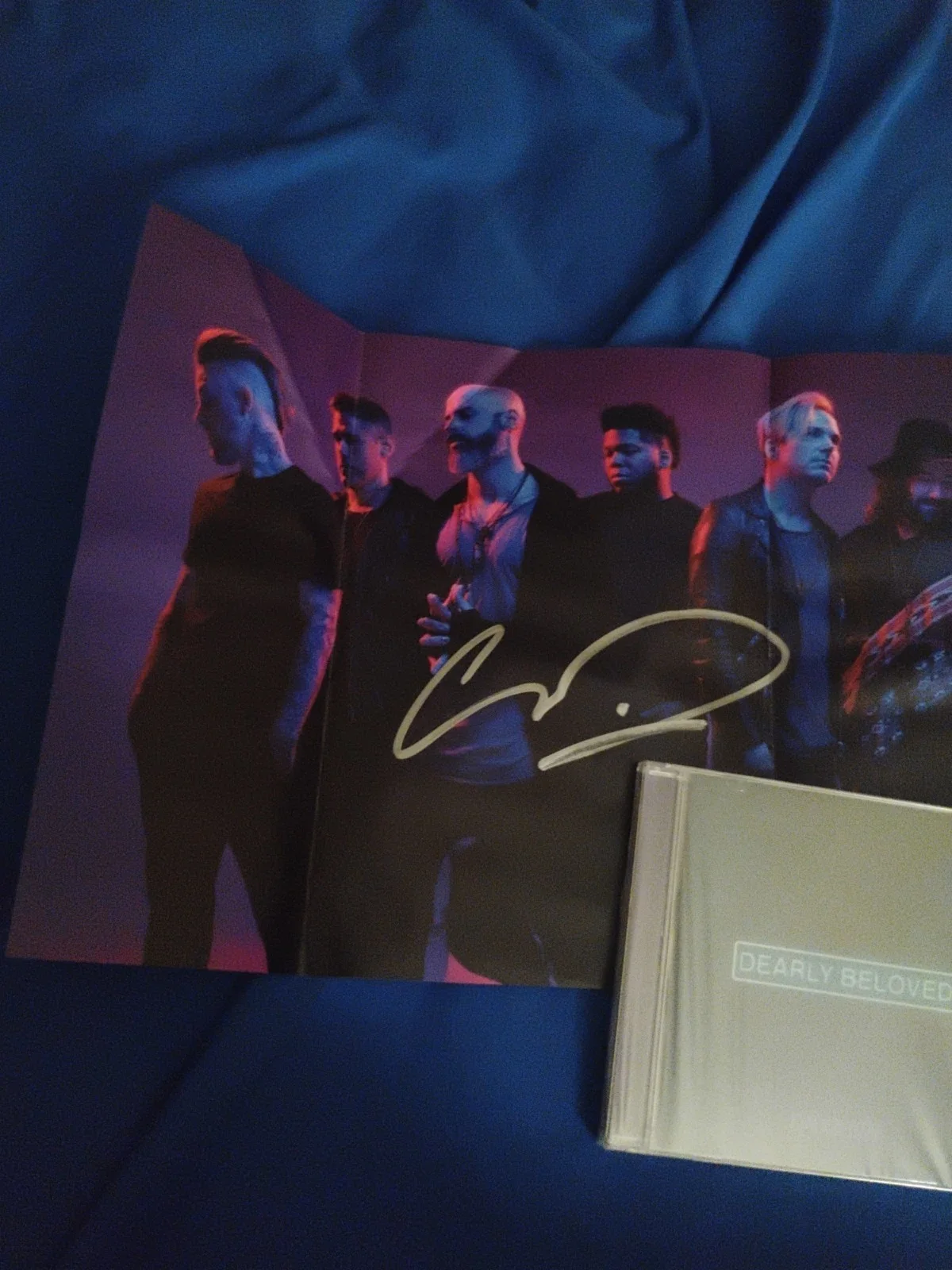 Daughtry Dearly Beloved CD + Signed Poster by Chris Daughtry, image 2