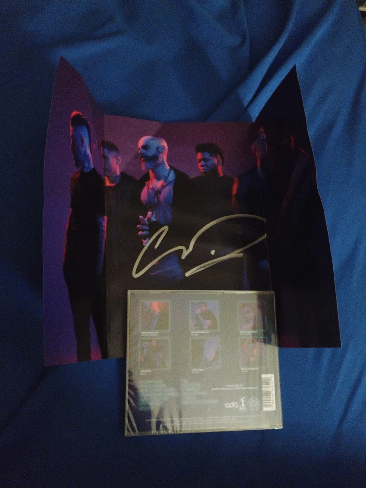 Daughtry Dearly Beloved CD + Signed Poster by Chris Daughtry, image 3