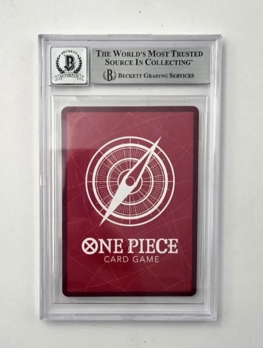 Caitlin Glass — Caitlin Glass Signed Card One Piece Game Vivi Autograph TCG Slab Beckett COA 28, изображение 2