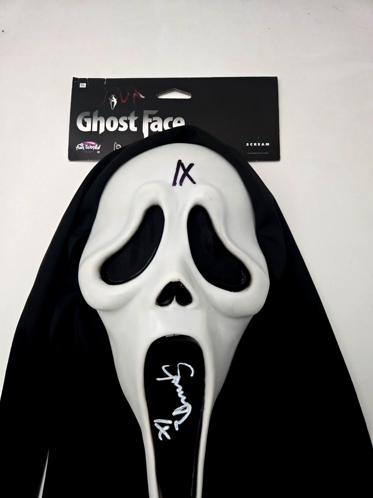 Spencer Charnas Signed Ghostface Mask Ice Nine Kills Autograph Scream Beckett 54, image 3