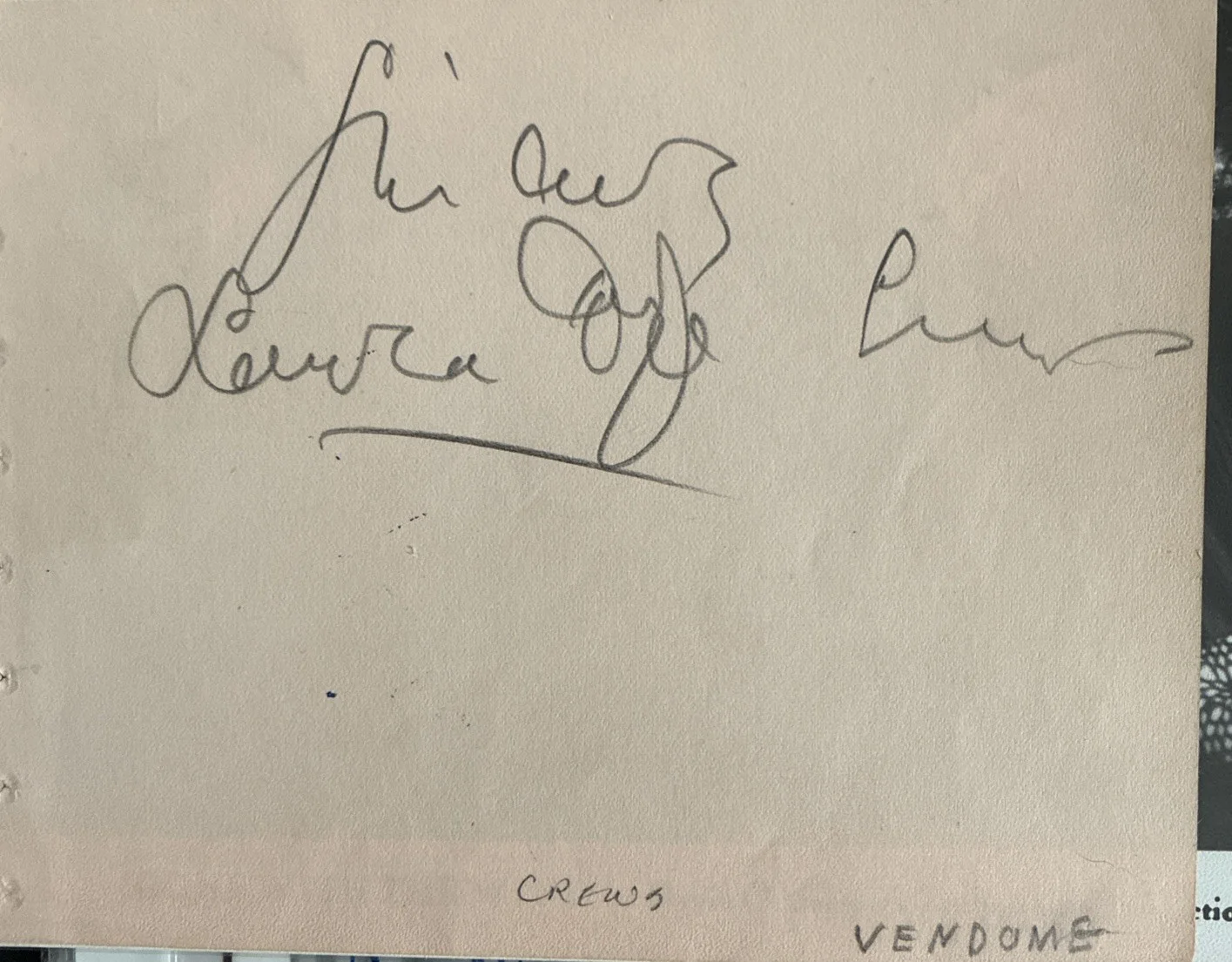 Character Actress LAURA HOPE CREWS — GWTW LAURA HOPE CREWS Autograph Plus Unsigned Photo From Gone With the Wind, изображение 2