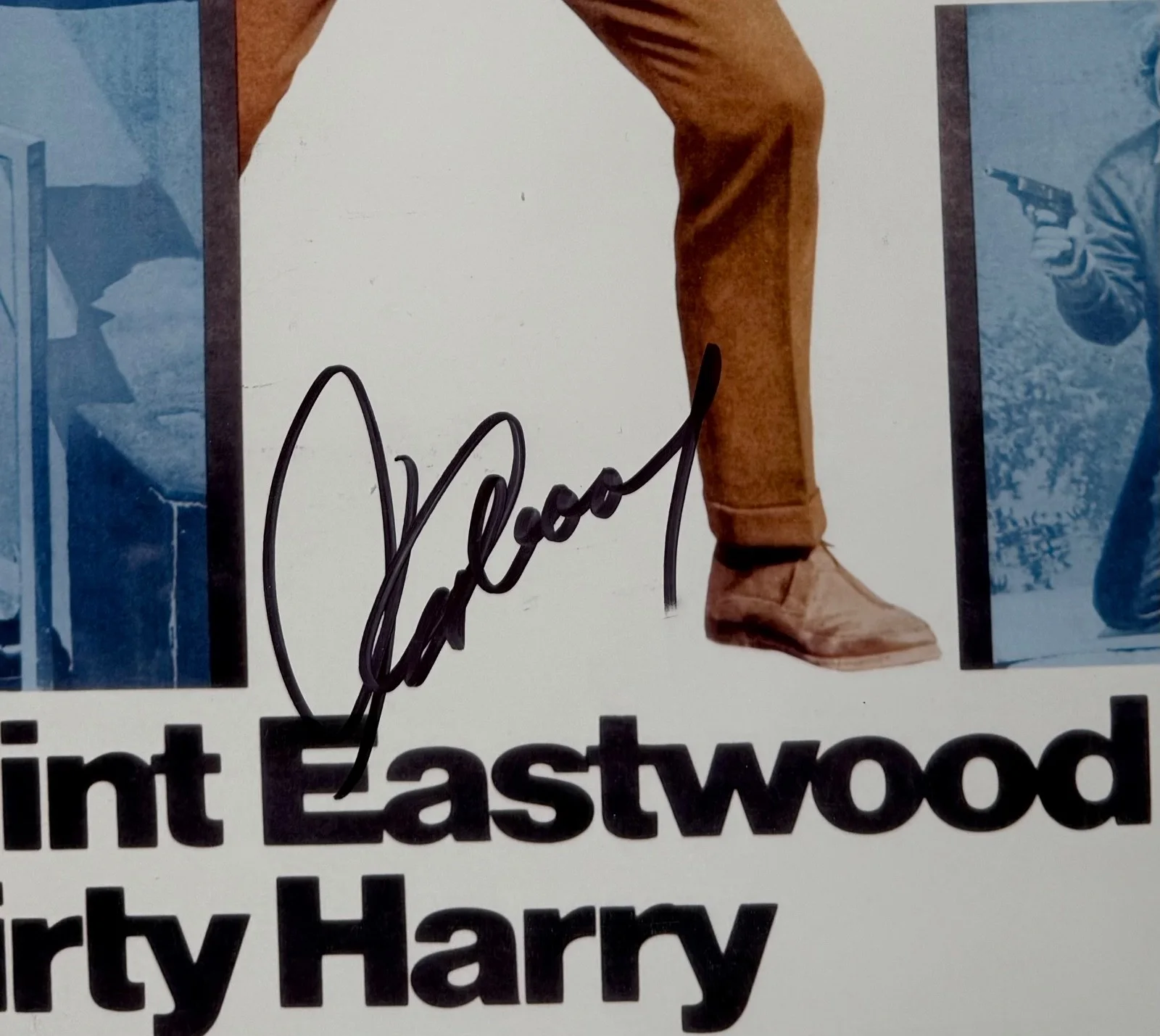 Clint Eastwood JSA Signed Autograph 12 x 18 Photo Dirty Harry, изображение 3