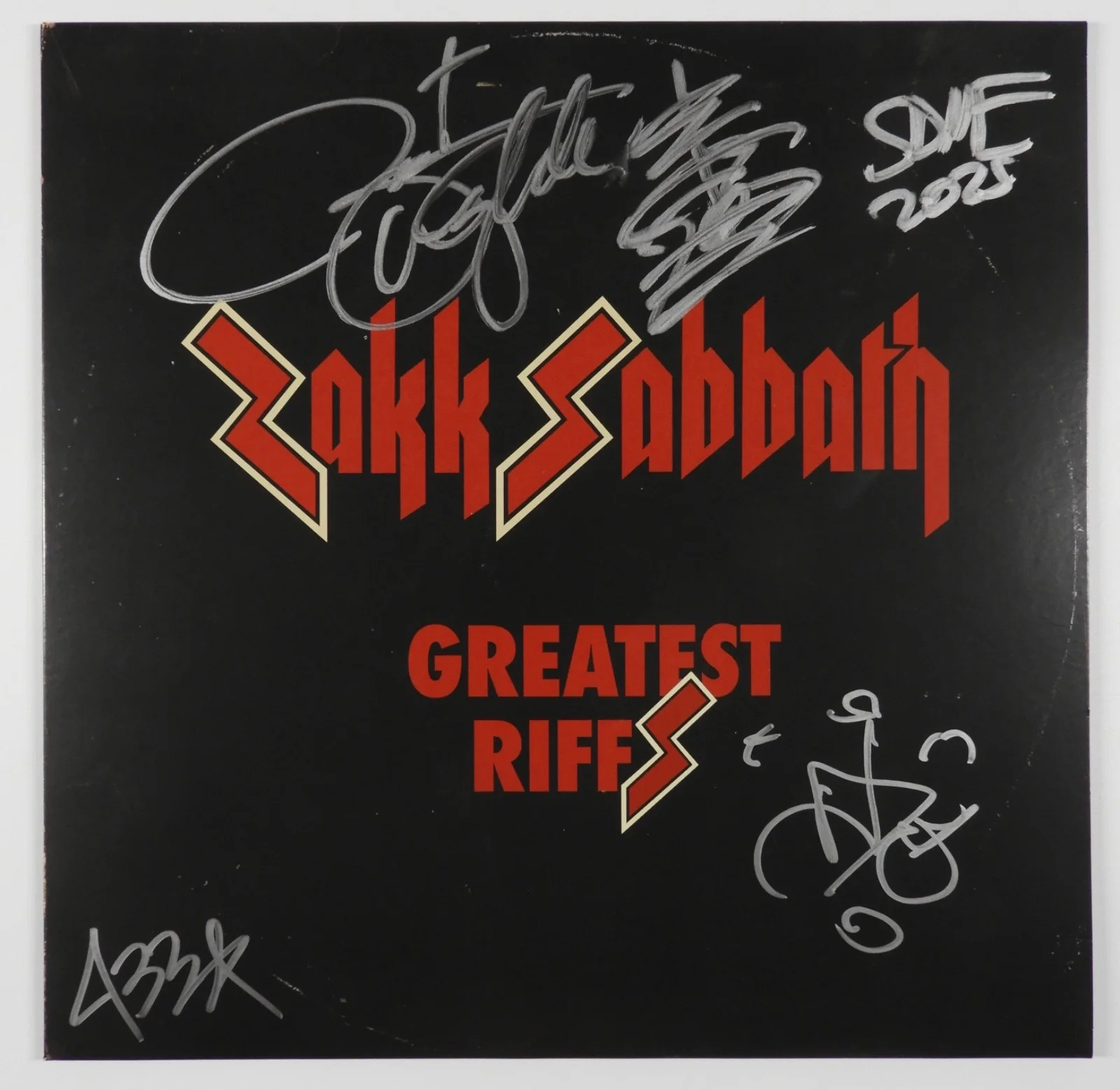 Zakk Sabbath JSA Fully Signed Autograph Album Vinyl Record Wyde, image 3