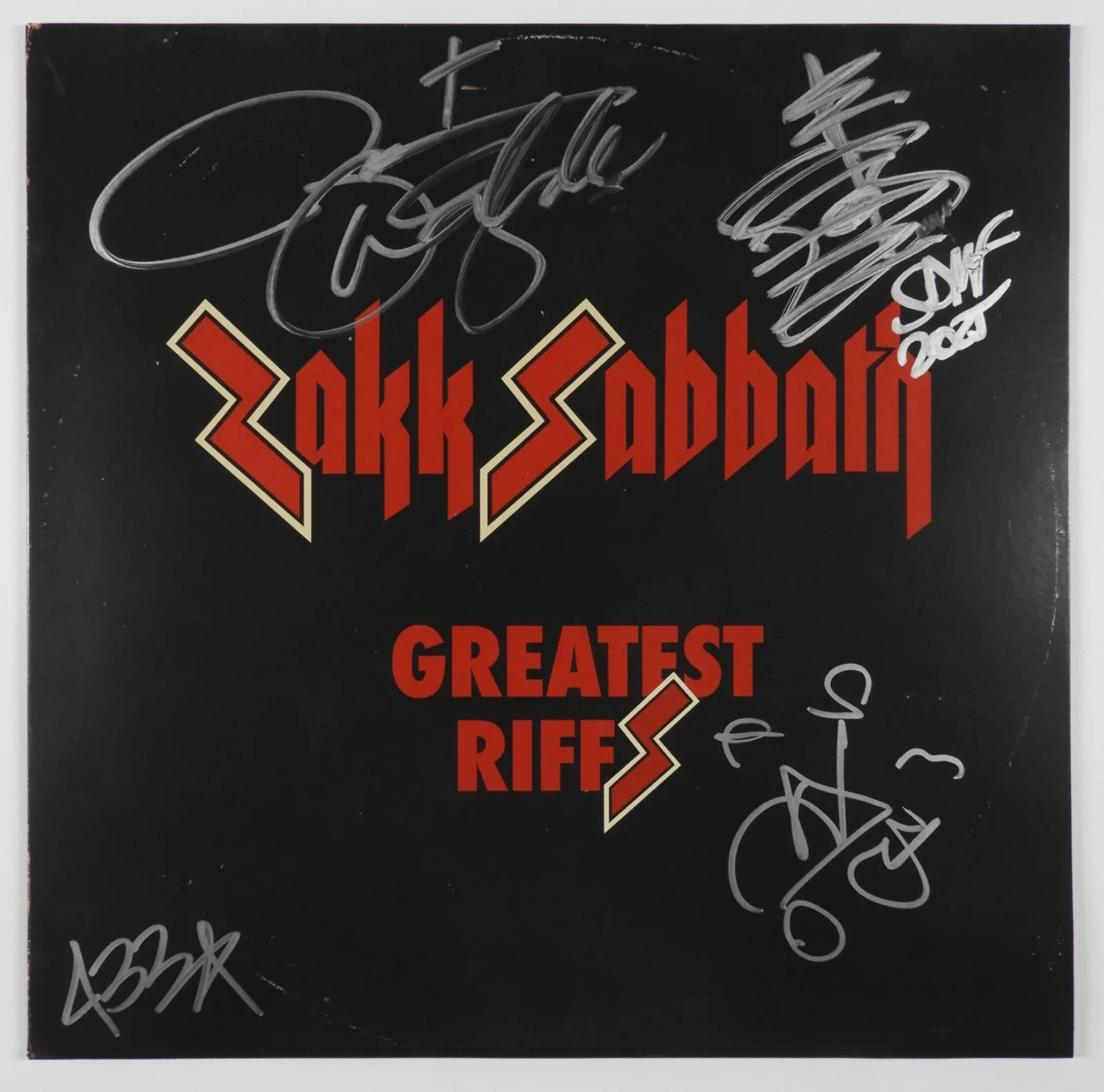Zakk Sabbath JSA Fully Signed Autograph Album Vinyl Record Wyde, изображение 3