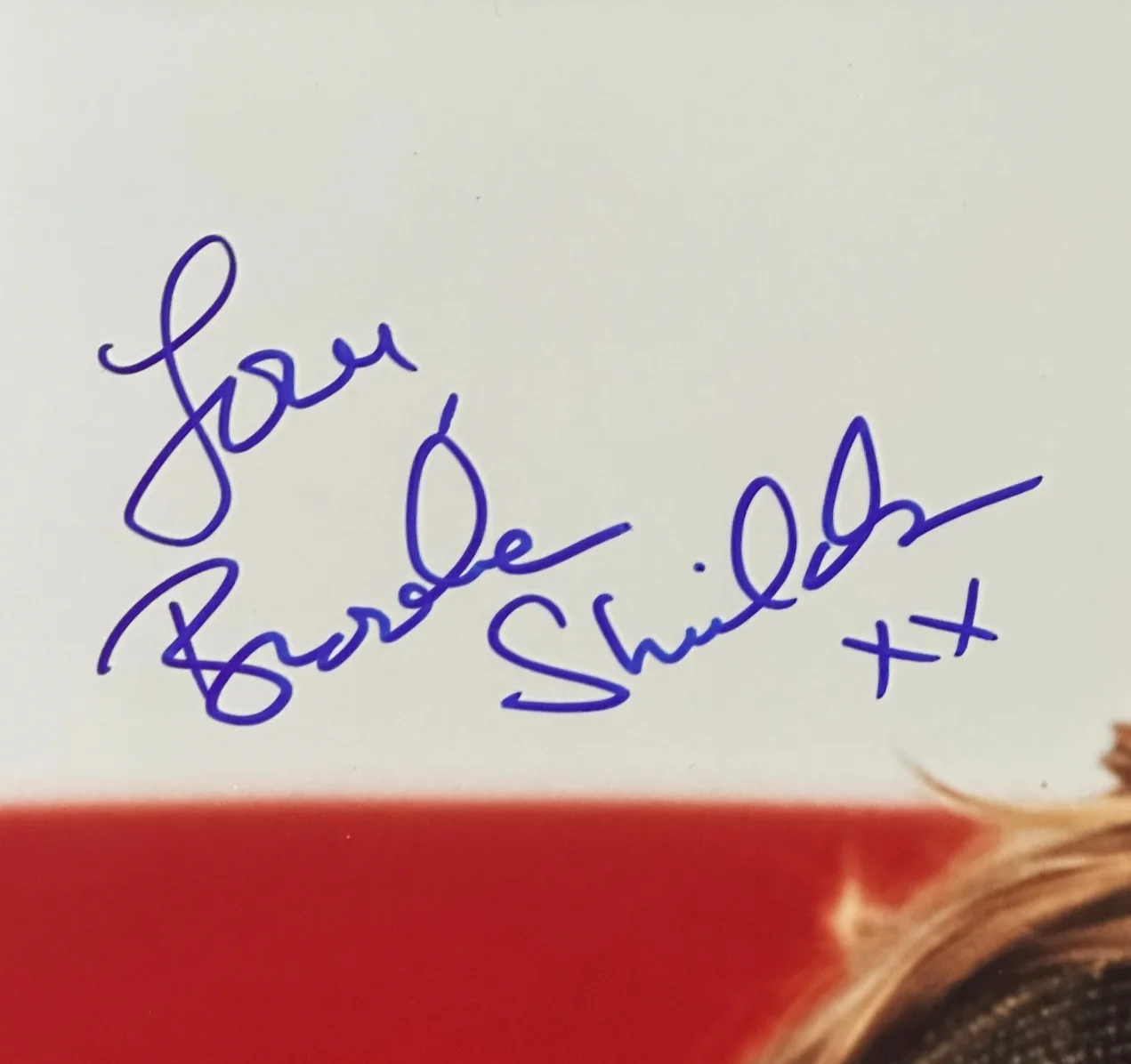 BROOKE SHIELDS — BROOKE SHIELDS Signed 16x20 PHOTO Beckett Authenticated (BAS), image 2