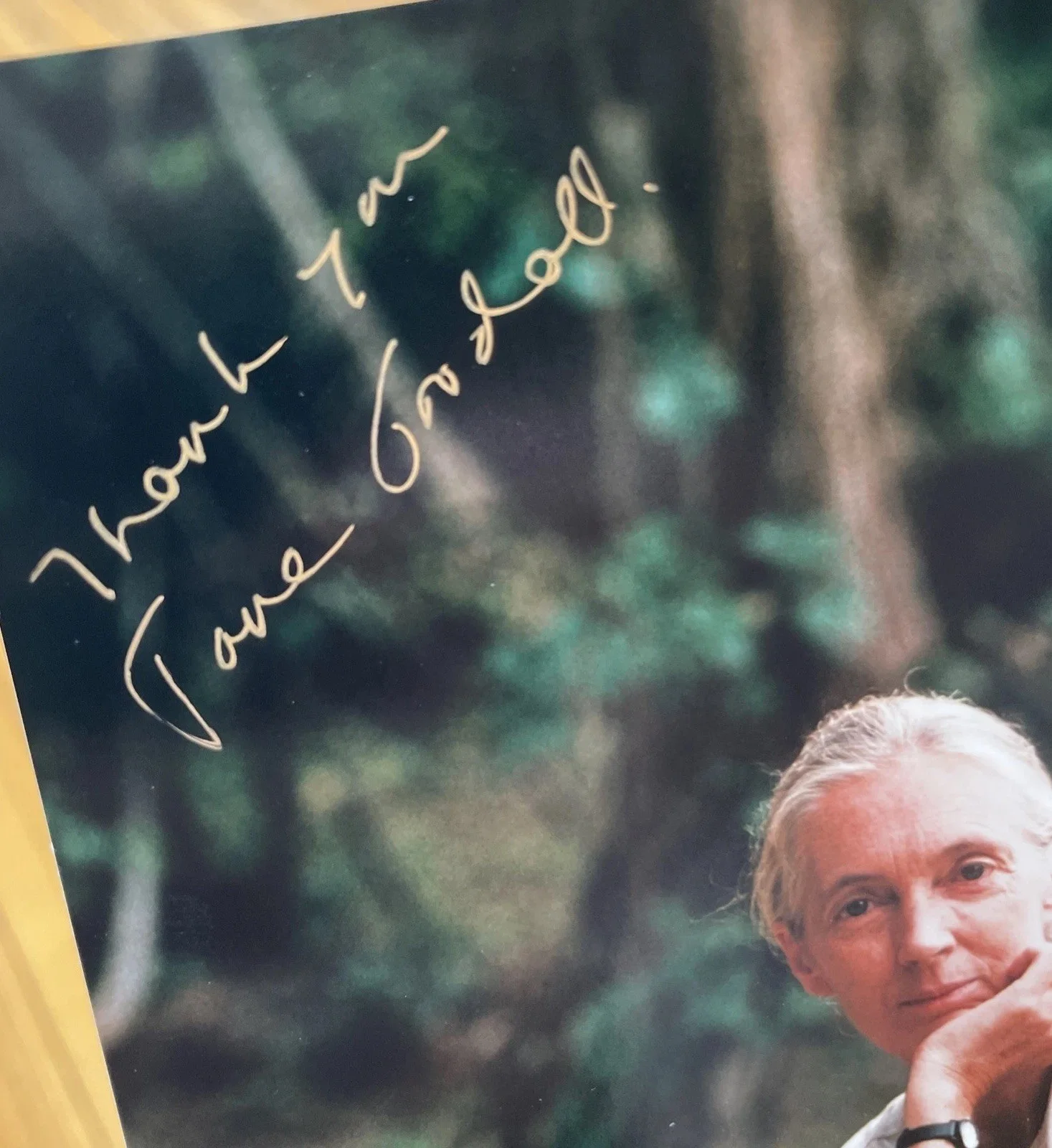 Jane Goodall — Vintage Jane Goodall Signed/Autographed 5x7 Photo - 1999 Ken Regan Camera 5, изображение 4