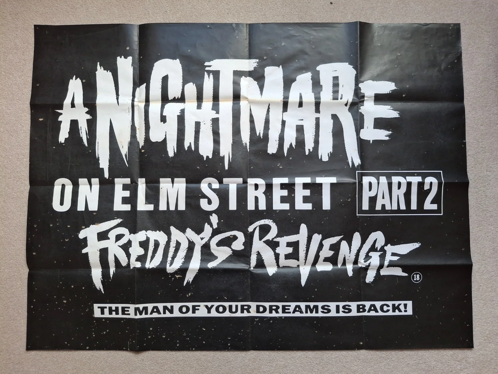A Nightmare on Elm Street 2 Freddy's Revenge Rare Film Cinema Movie Poster, изображение 2