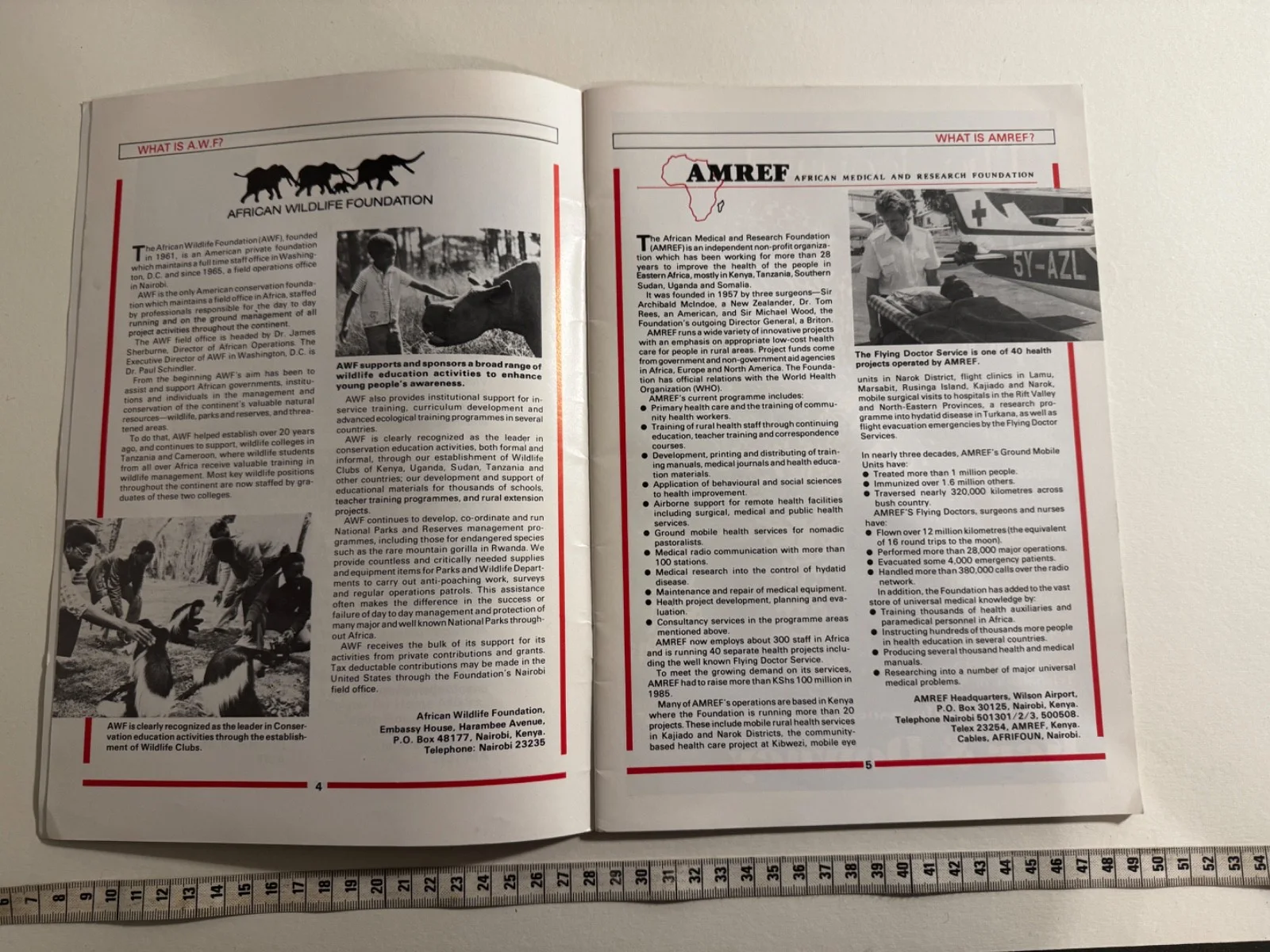 Out of Africa Nairobi International Premiere Programme 31st January 1986, изображение 5