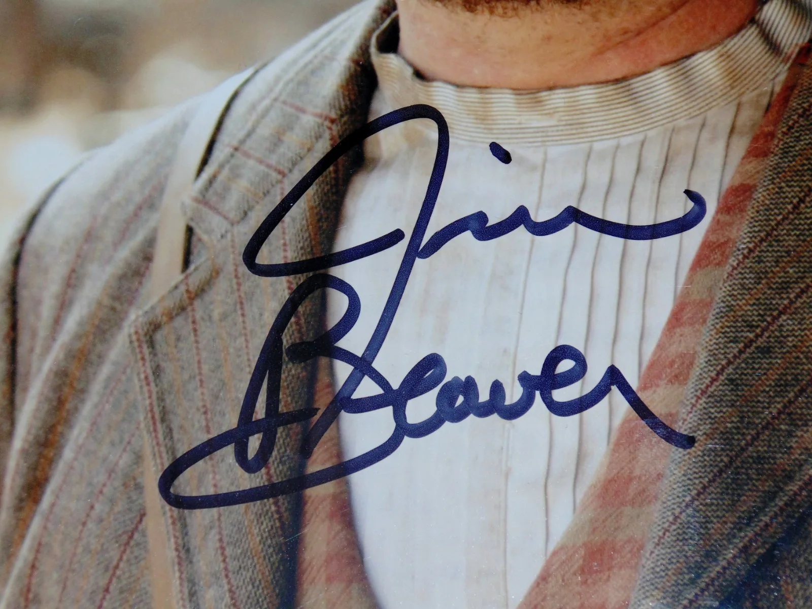 Jim Beaver — Jim Beaver Deadwood 8x10 Signed Photo Hal-Con 2017 Whitney Ellsworth, image 2