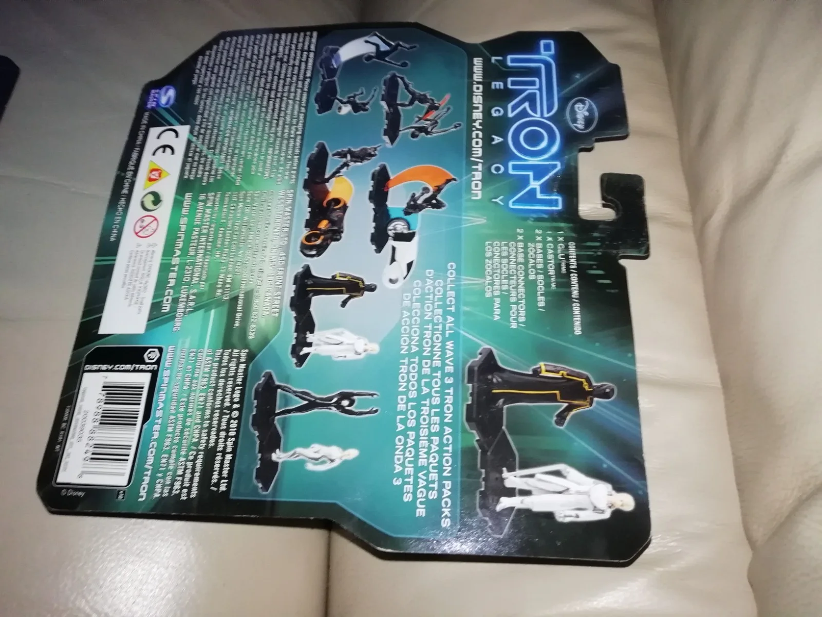NEW RARE TRON LEGACY 4 FIGURE SET CASTOR AND SIREN CLU SAM FLYNN SET ON CARD, изображение 5