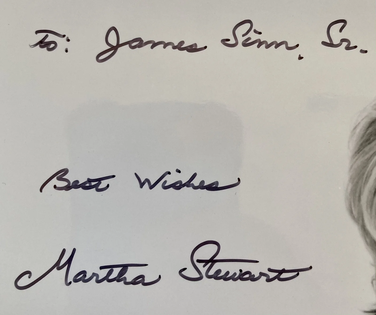 Martha Stewart — Martha Stewart Signed Autograph 8x10 B&W Photo - JSA Cert - FREE S&H!, image 3