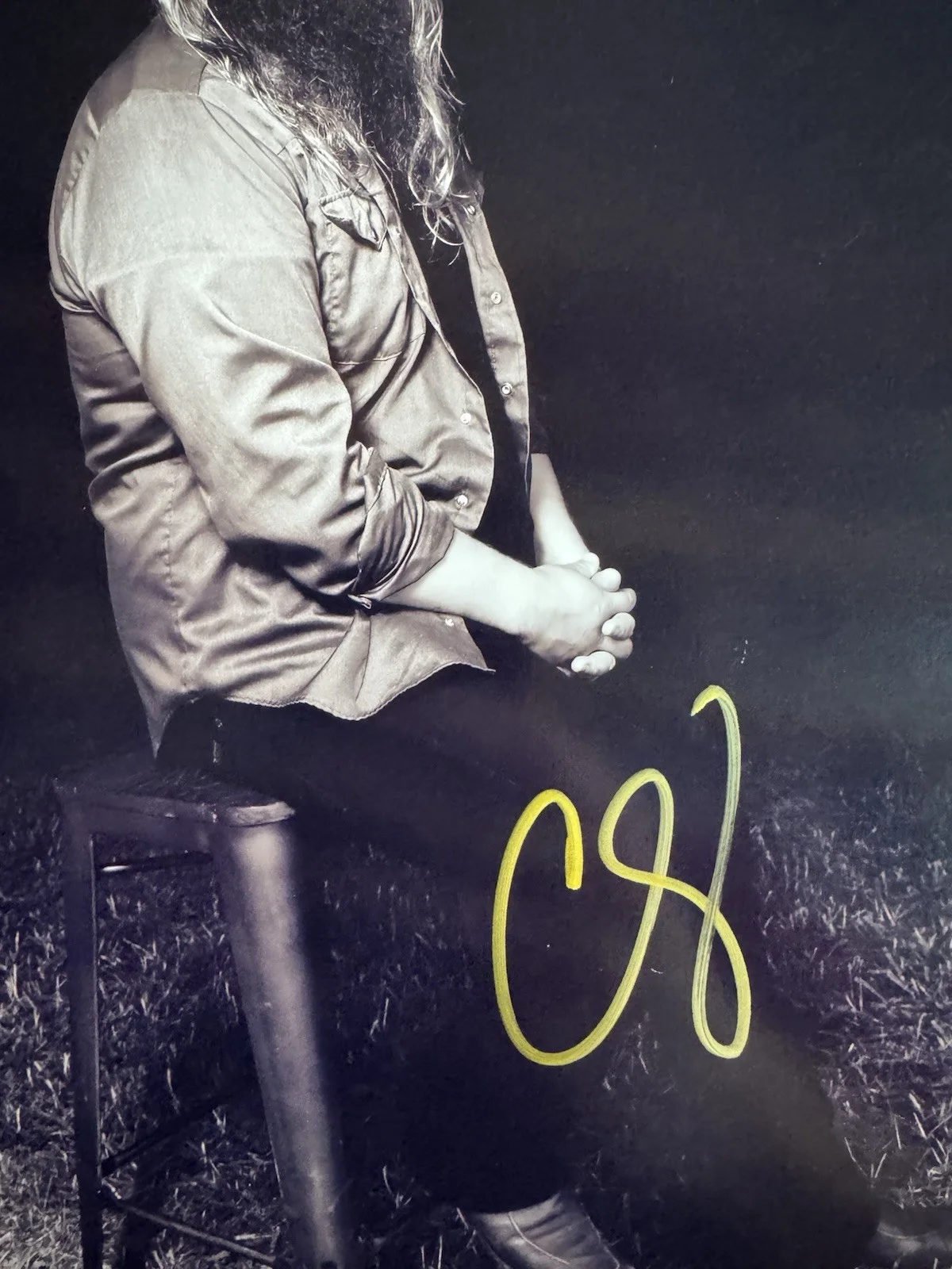 Chris Stapleton autographed photo 8.5 X 11 w/COA Country Superstar, image 2