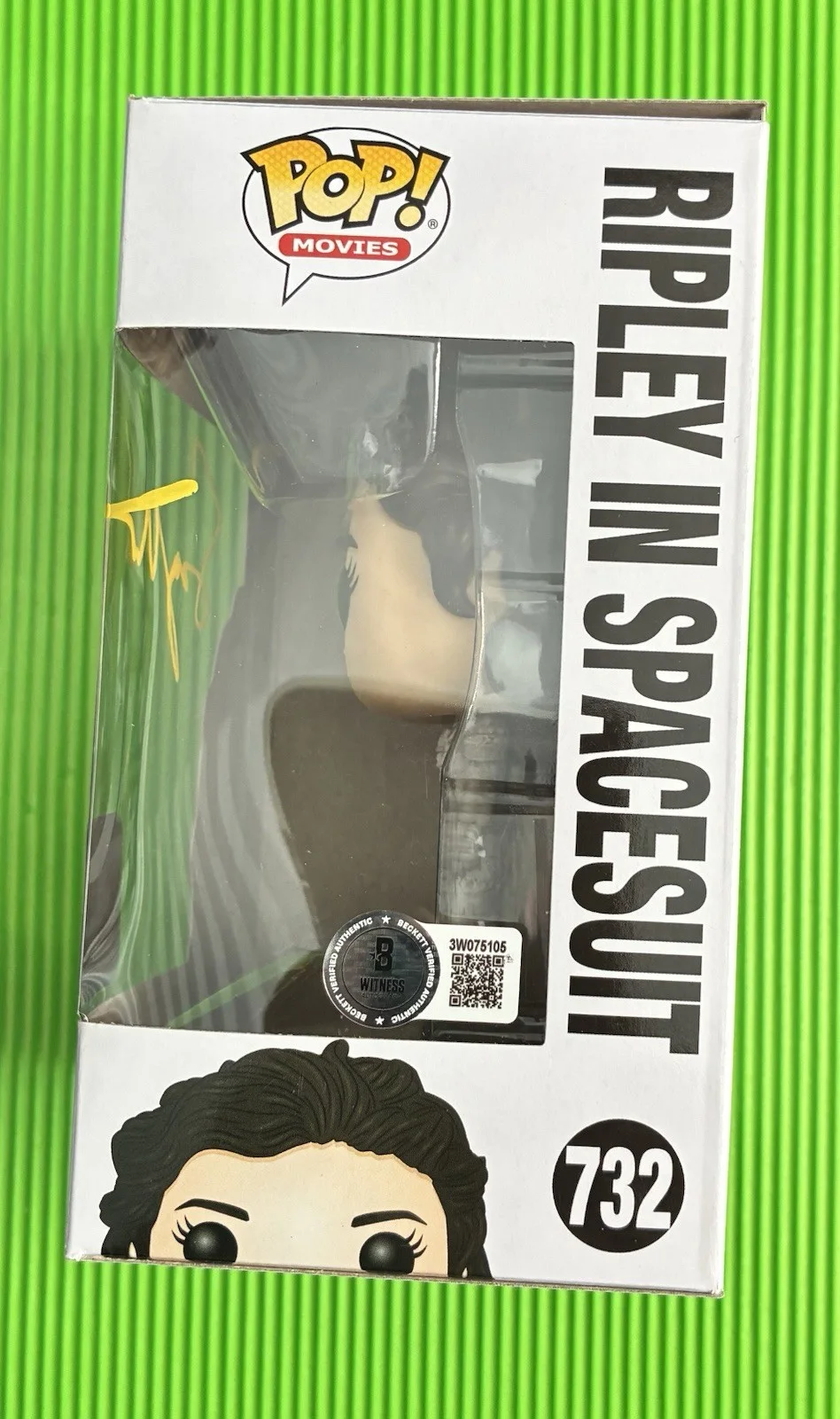 Sigourney Weaver Signed Ripley In Spacesuit Funko #732. Beckett Cert. See Descri, изображение 2