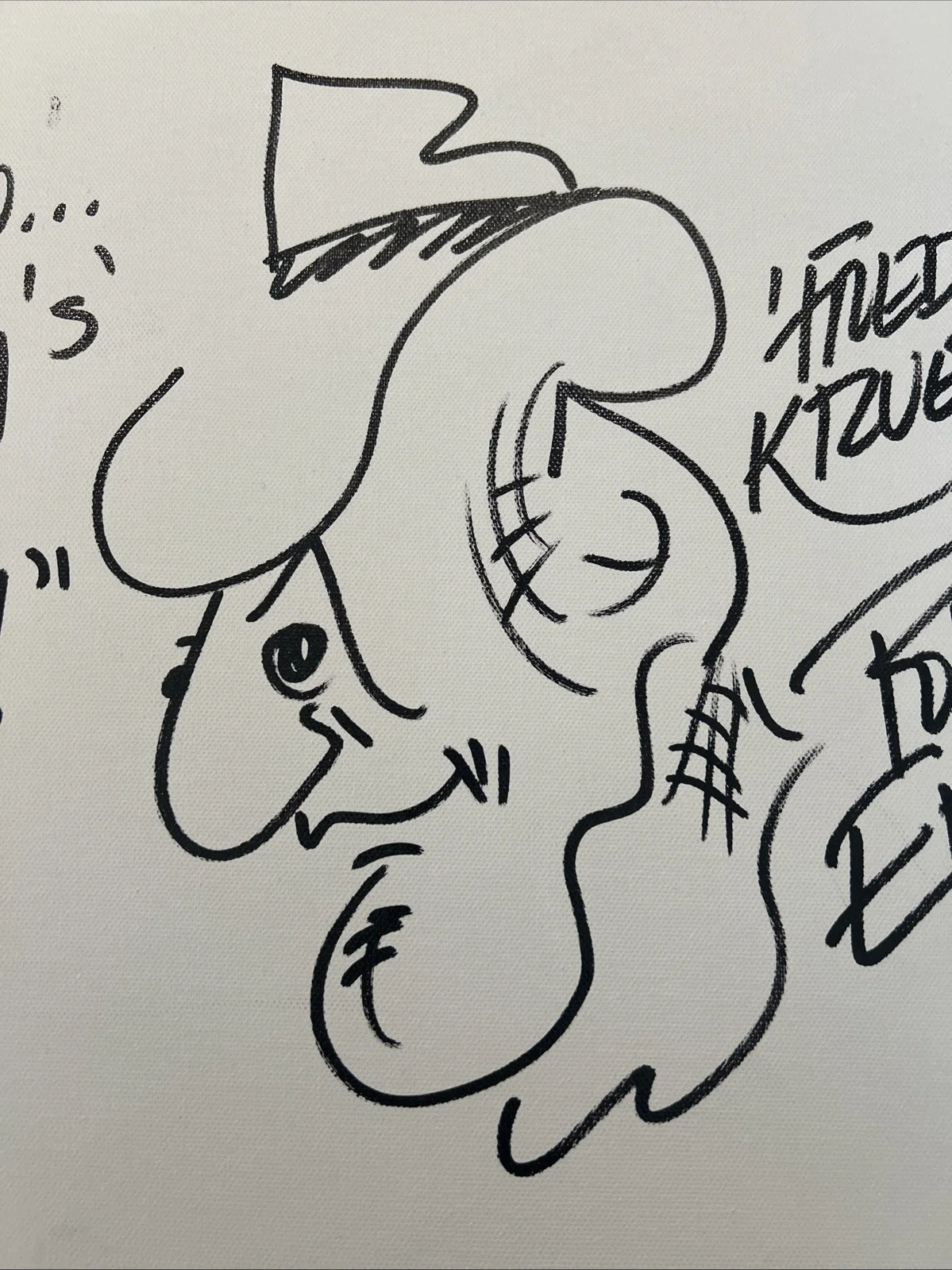 Robert Englund Signed With Sketch 20x16 A Nightmare On Elm Street Canvas, image 4