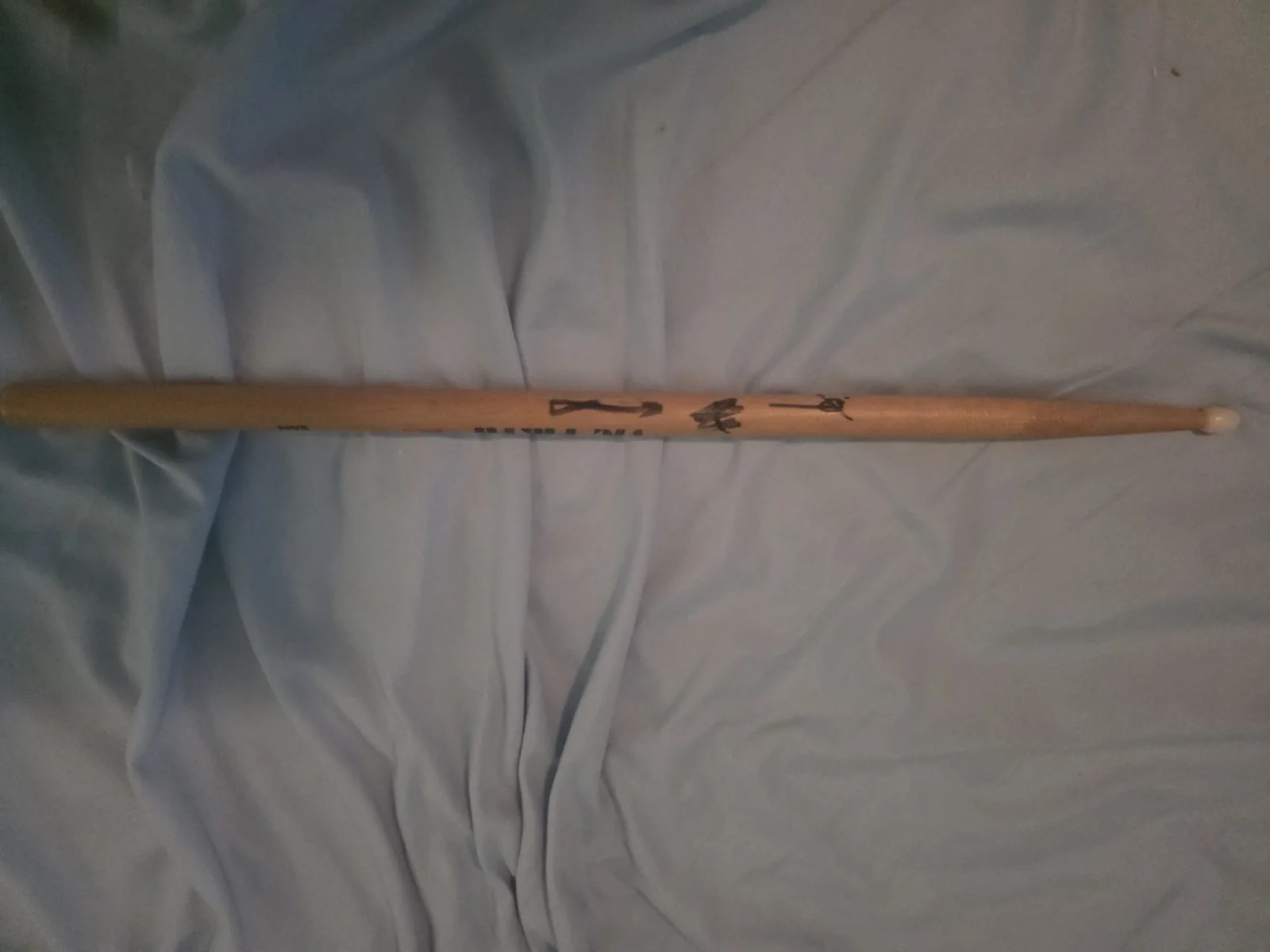 30 seconds to mars autographed drum stick, image 2