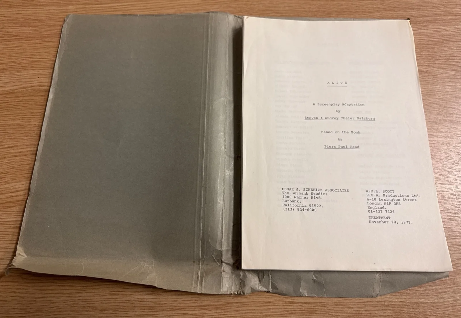 Alive 1993 movie script directed by Frank Marshall starring Ethan Hawke, image 3