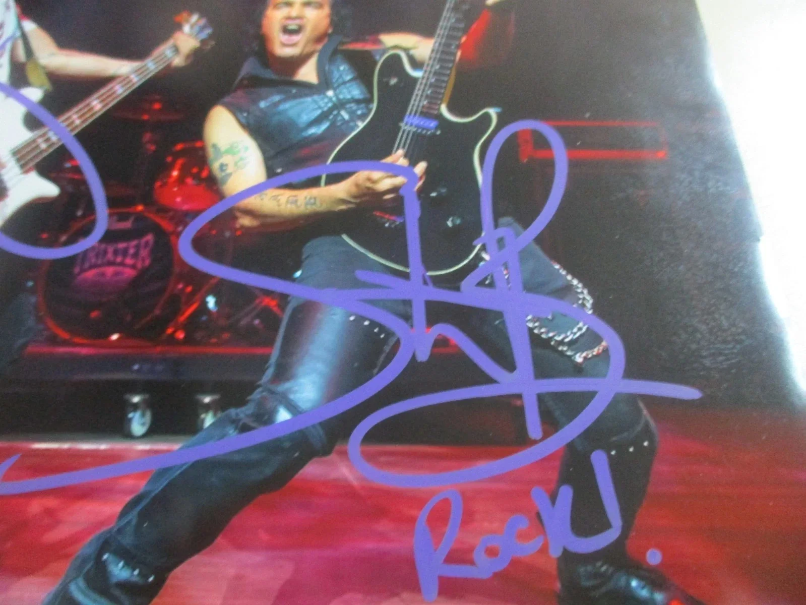 TRIXTER AUTHENTIC AUTOGRAPHED/SIGNED 8X10 PHOTO-STEVE BROWN & PJ FARLEY, image 3