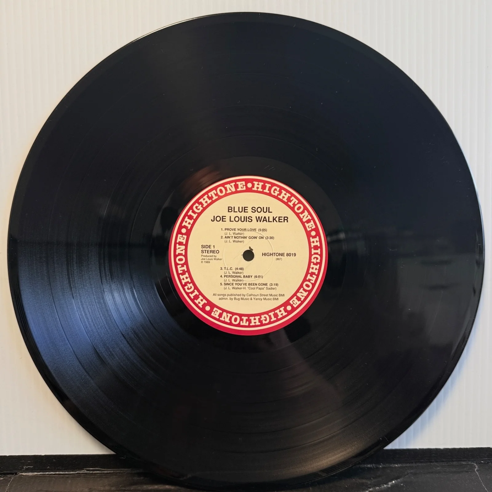 AUTOGRAPHED Joe Louis Walker "BLUE SOUL" Hightone 8019 TO MIRO usa vinyl NM, изображение 4