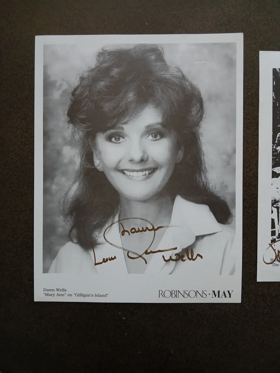 Gilligan's Island Cast Photos & Autograph Dawn Wells Russell Johnson Authentic, изображение 2