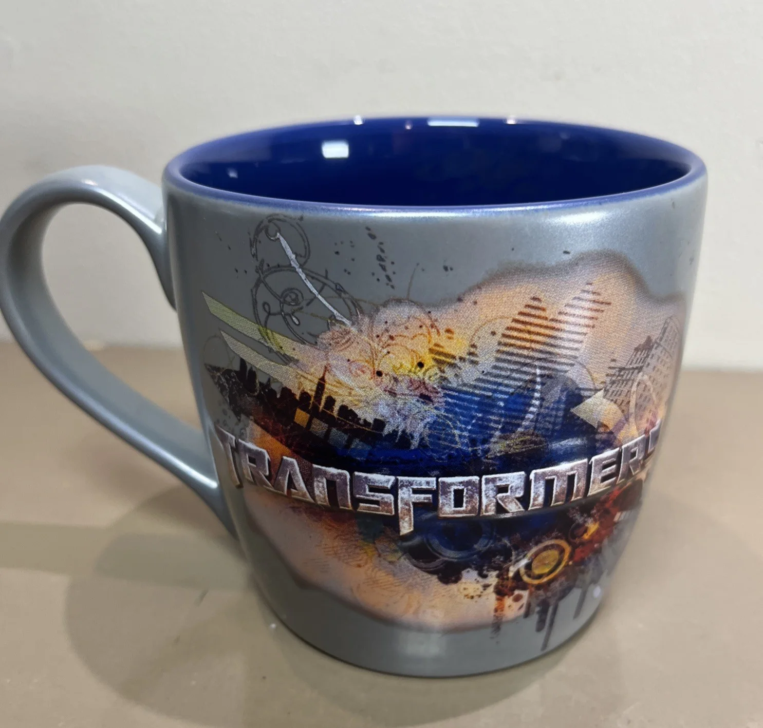 Transformers Optimus Prime 3D Ceramic 16 Oz Mug 2012 Hasbro VGC Universal Studio, image 5