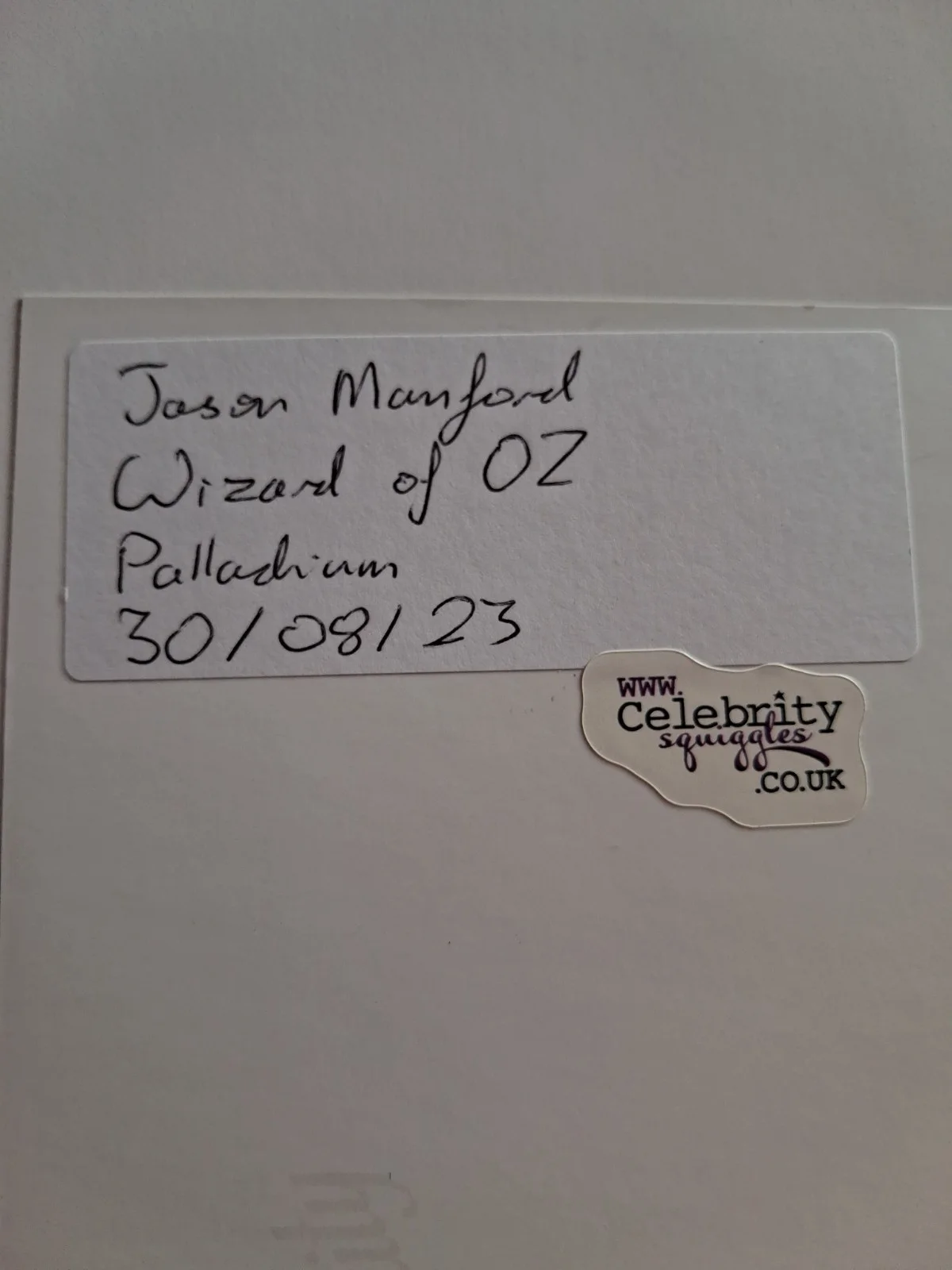 JASON MANFORD (COMEDIAN AND SINGER) - Genuine hand signed 8x10 autograph, image 3