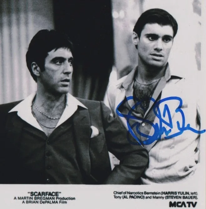 STEVEN BAUER hand-signed SCARFACE 8x10 uacc rd coa AL PACINO authenticated JSA, image 2