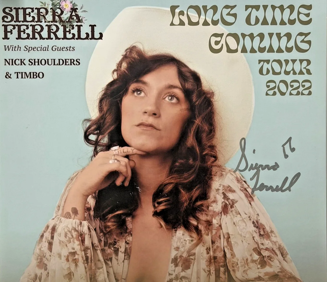 Sierra Ferrell Signed 12x18 Photo Autographed JSA COA Long Time Coming Tour, image 2